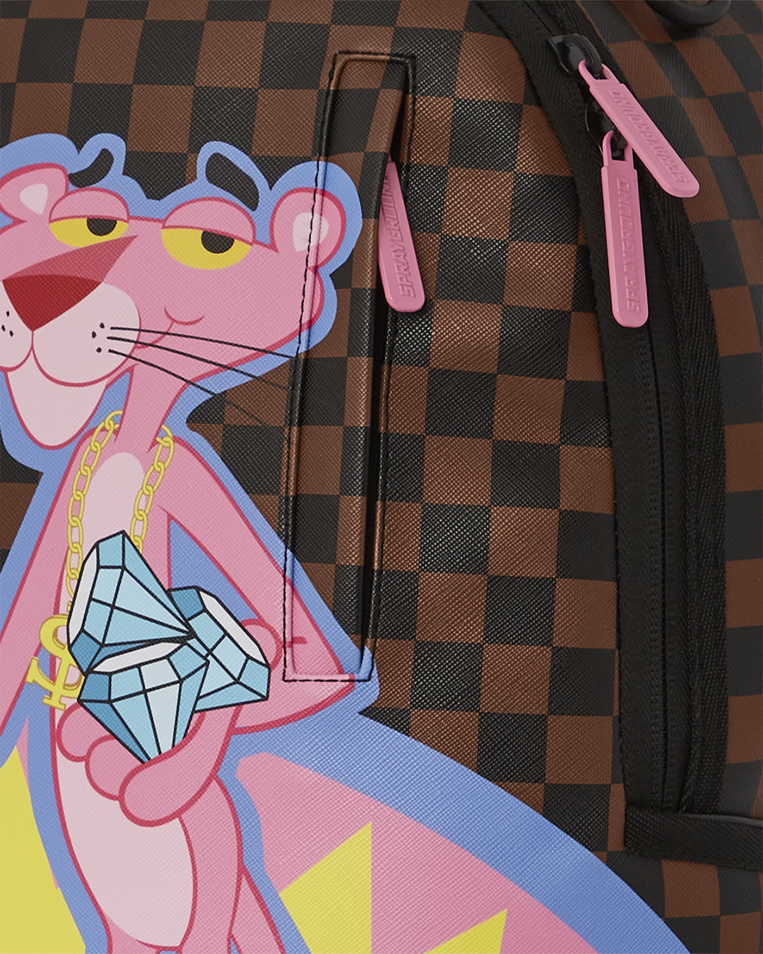 SPRAYGROUND PINK PANTHER WE OUT HERE