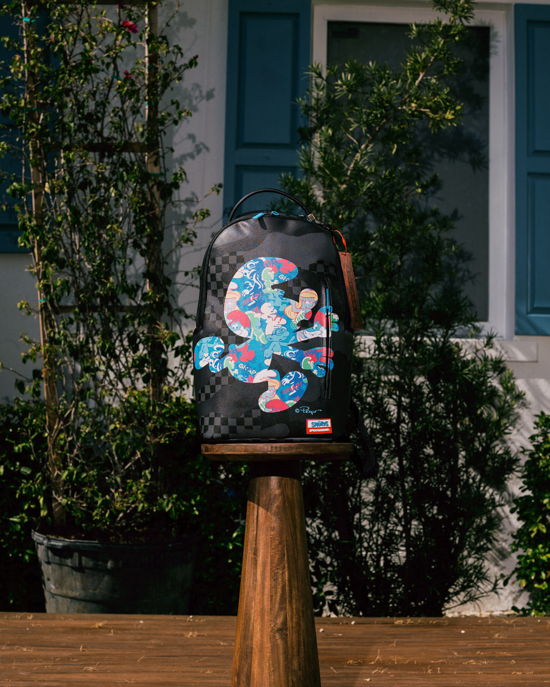 SPRAYGROUND SMURFS WITHIN DLXSV BACKPACK