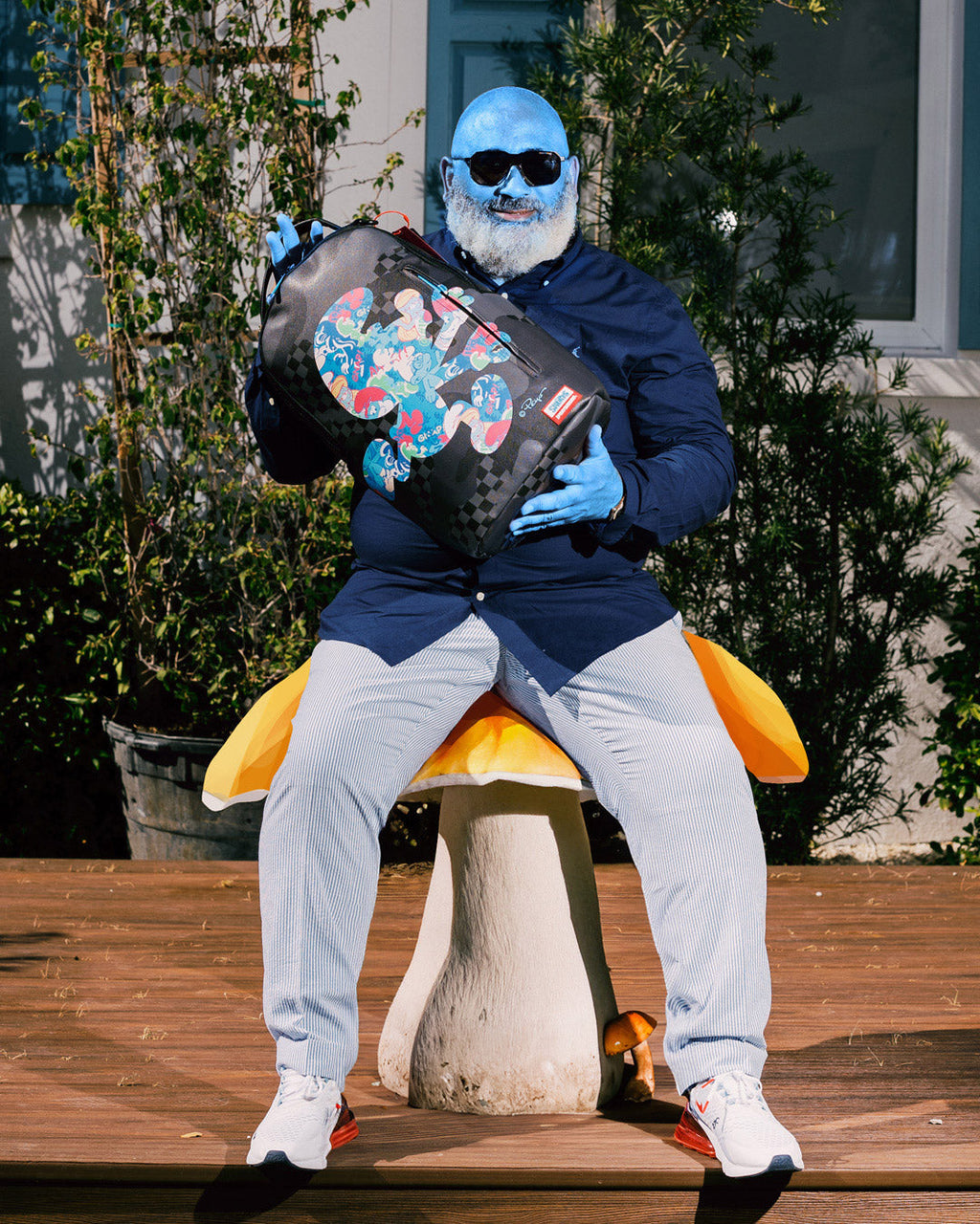 SPRAYGROUND SMURFS WITHIN DLXSV BACKPACK