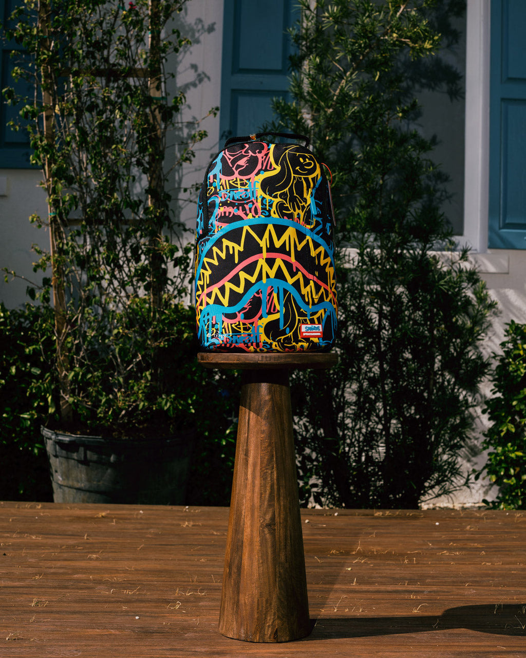 SPRAYGROUND SMURFS NEON DRIP DLXSR BACKPACK