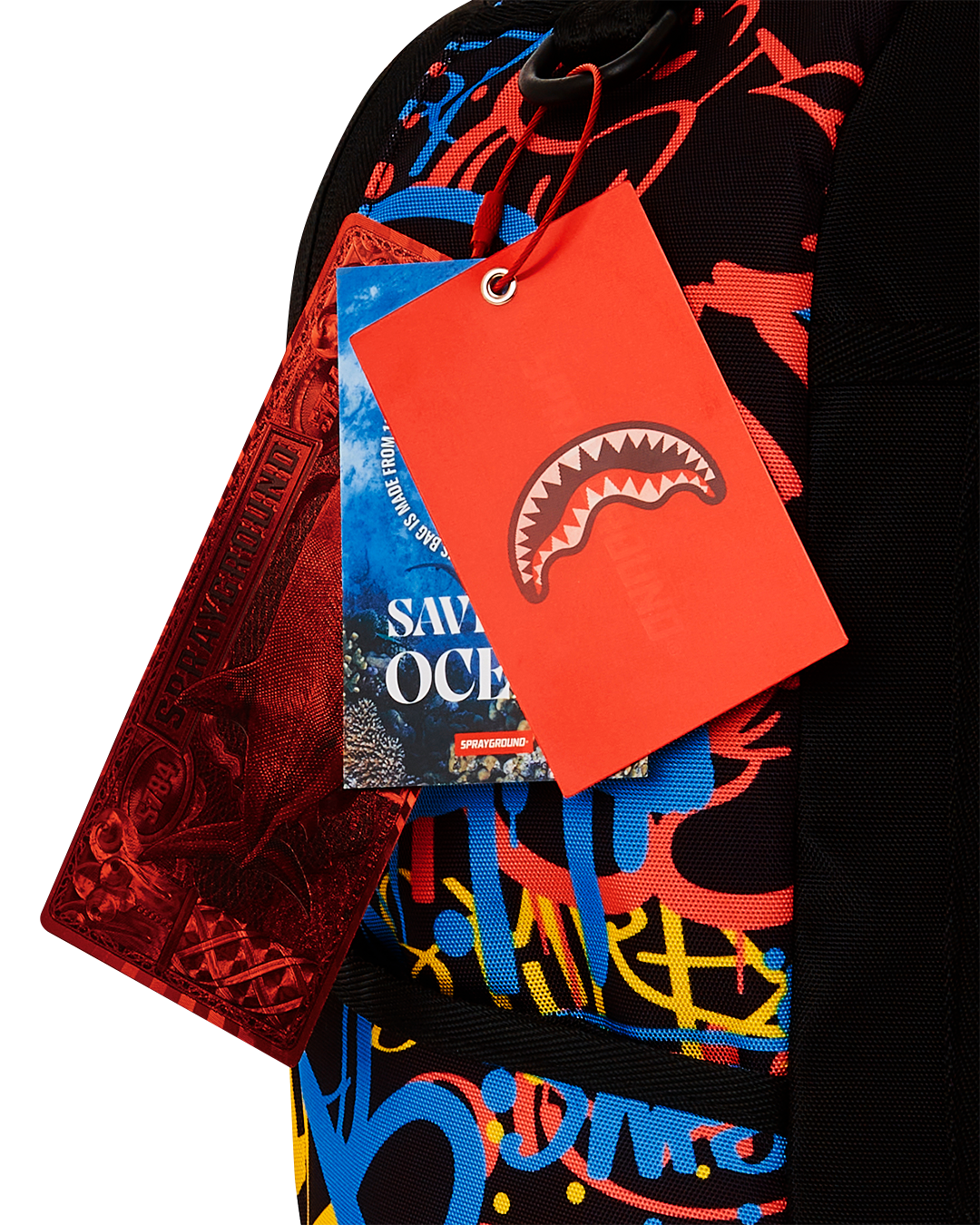 SPRAYGROUND SMURFS NEON DRIP DLXSR BACKPACK
