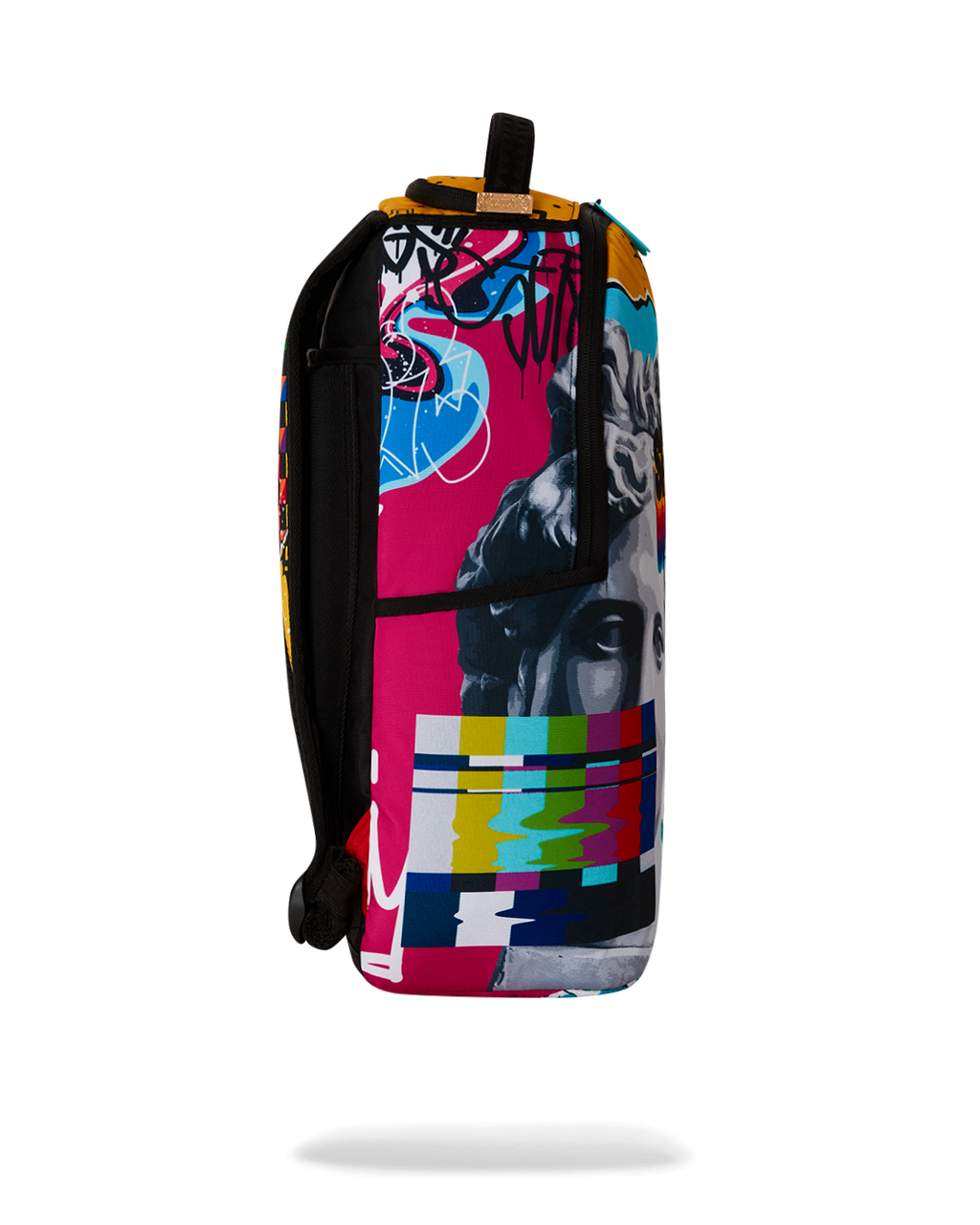 SPRAYGROUND COLLAGE OF RANDOM DLXSR BACKPACK