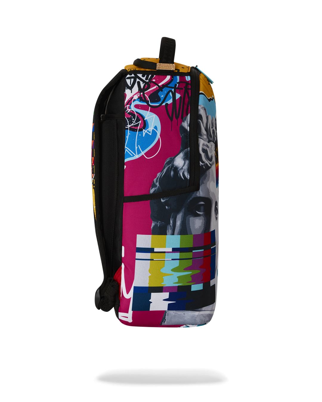 SPRAYGROUND COLLAGE OF RANDOM DLXSR BACKPACK