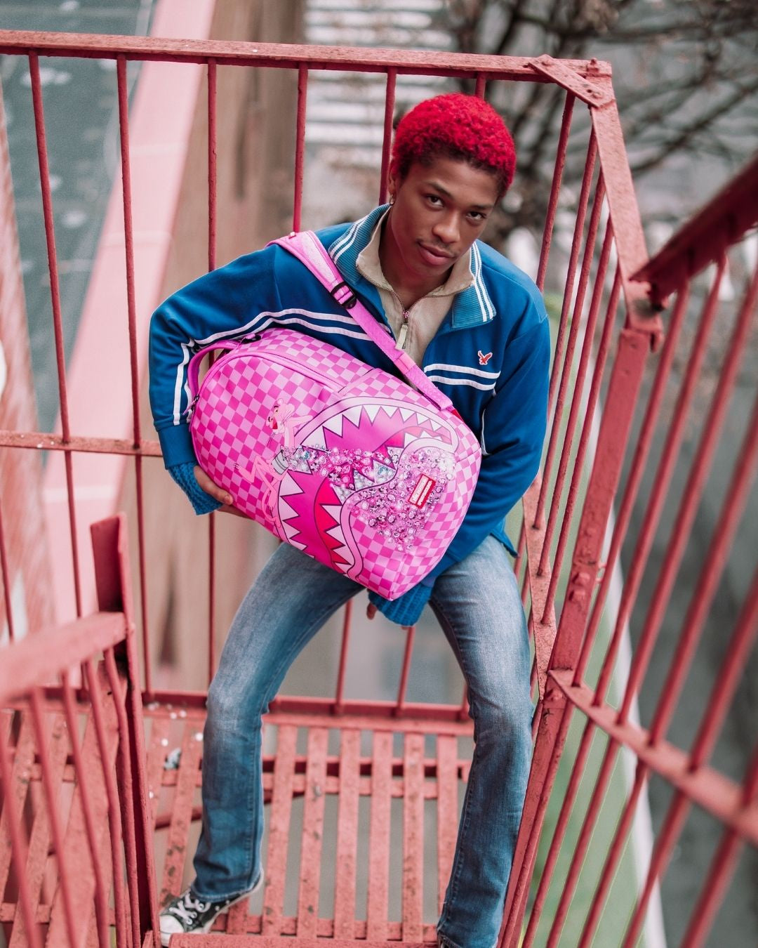 SPRAYGROUND PINK PANTHER JUST DOIN MY JOB