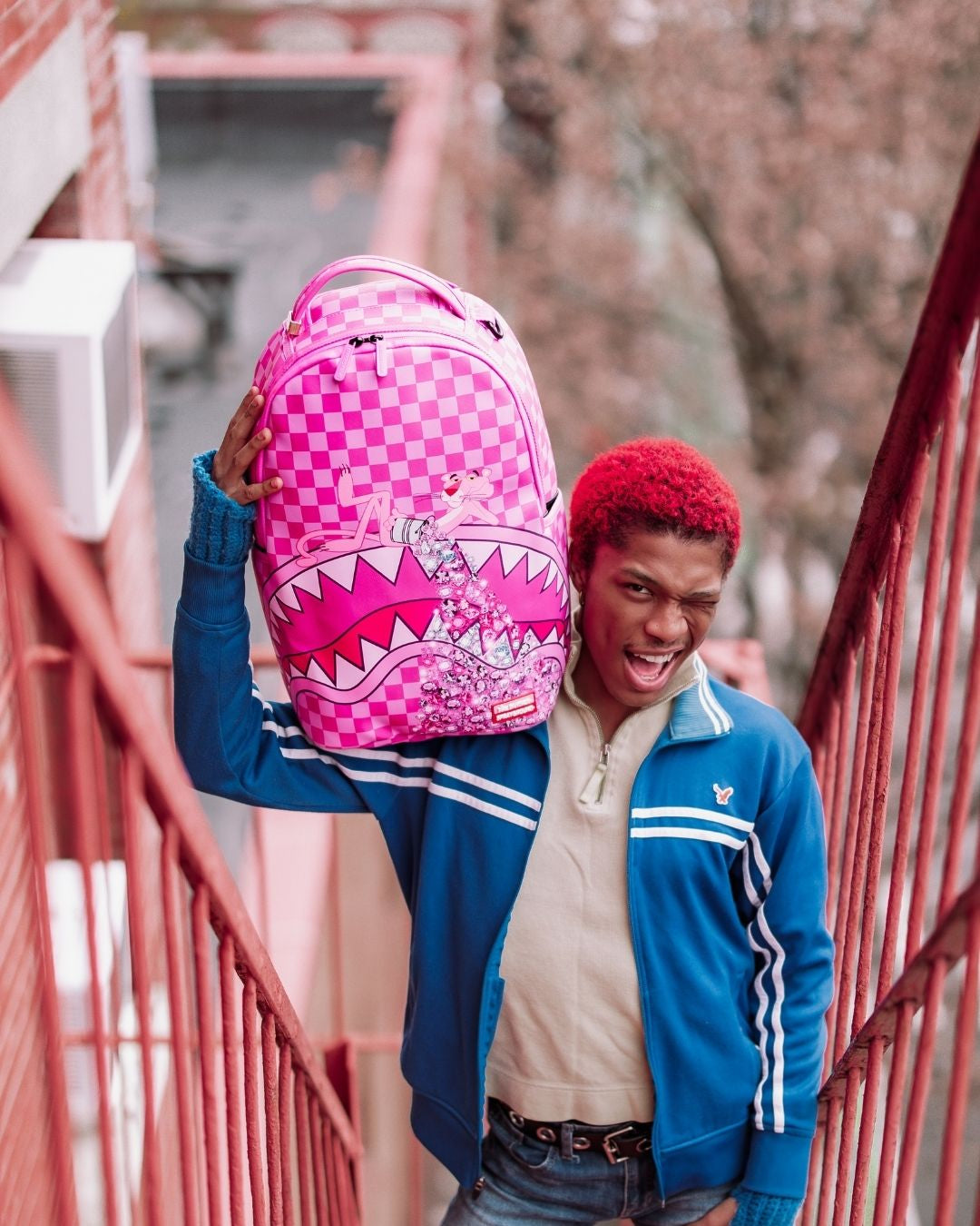 SPRAYGROUND PINK PANTHER JUST DOIN MY JOB