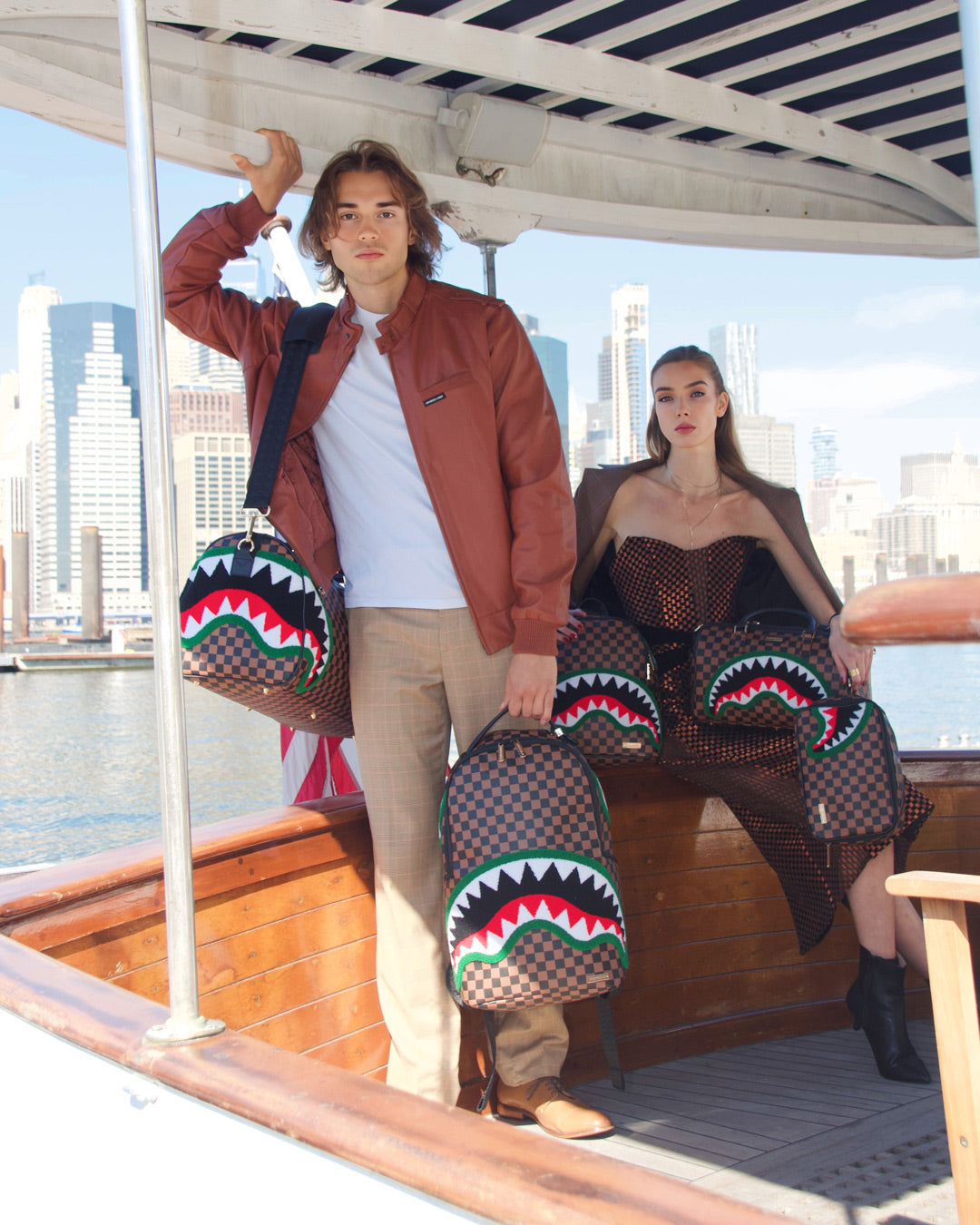 SPRAYGROUND ROMEO AIR ITALIA SHARK BACKPACK