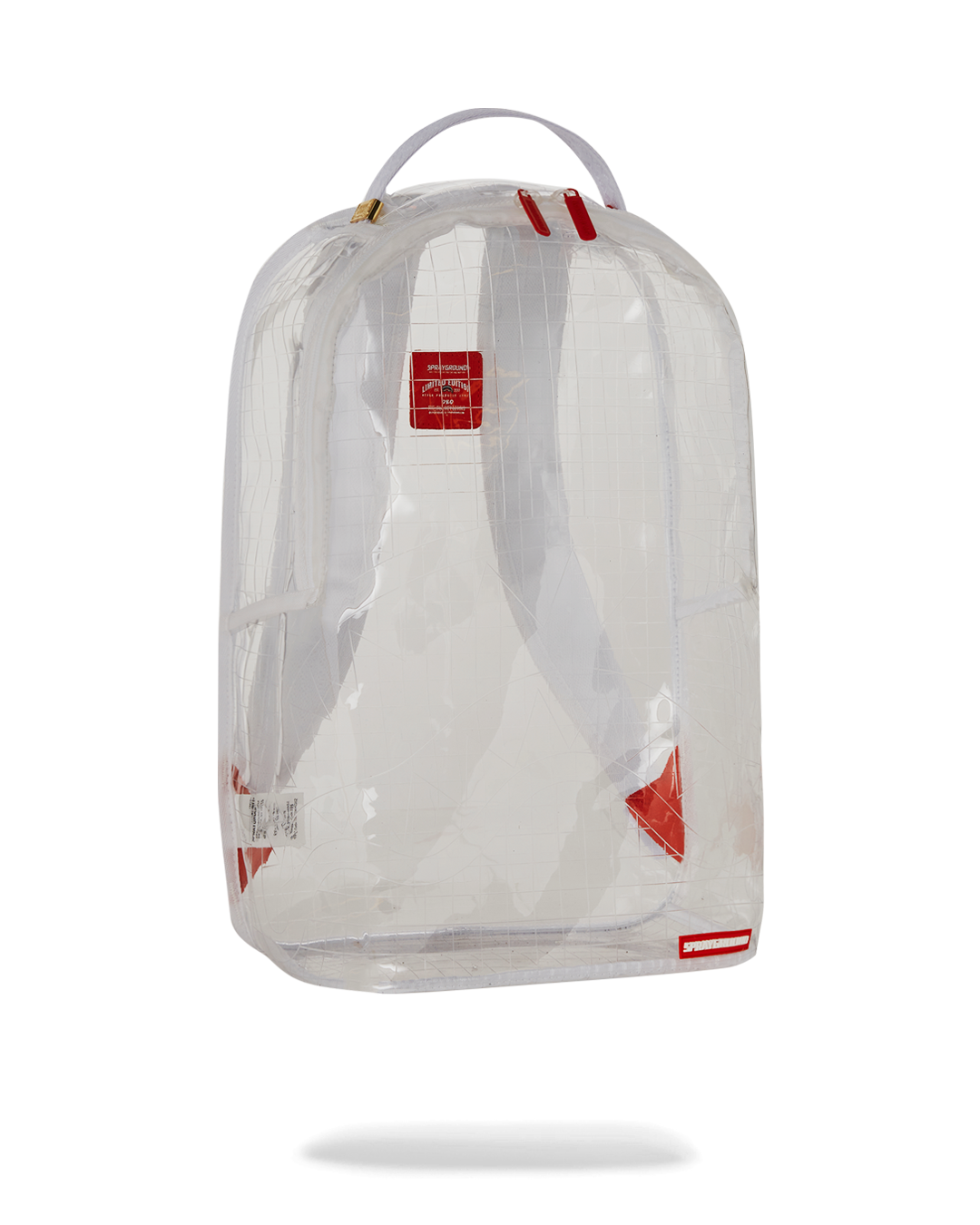 SPRAYGROUND CLEAR VISION SHARKS IN PARIS - 100% ALL CLEAR DLX BACKPACK