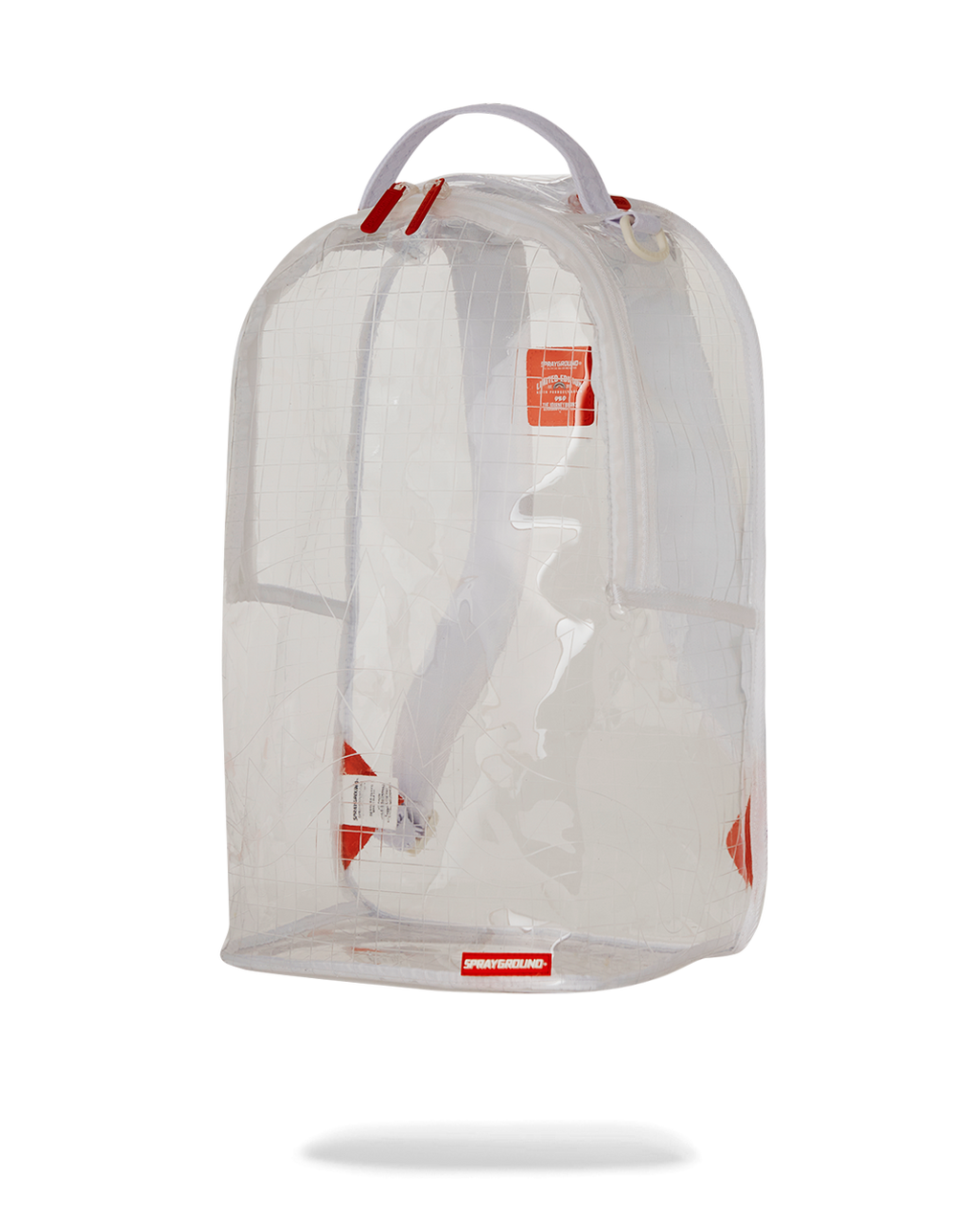 SPRAYGROUND CLEAR VISION SHARKS IN PARIS - 100% ALL CLEAR DLX BACKPACK