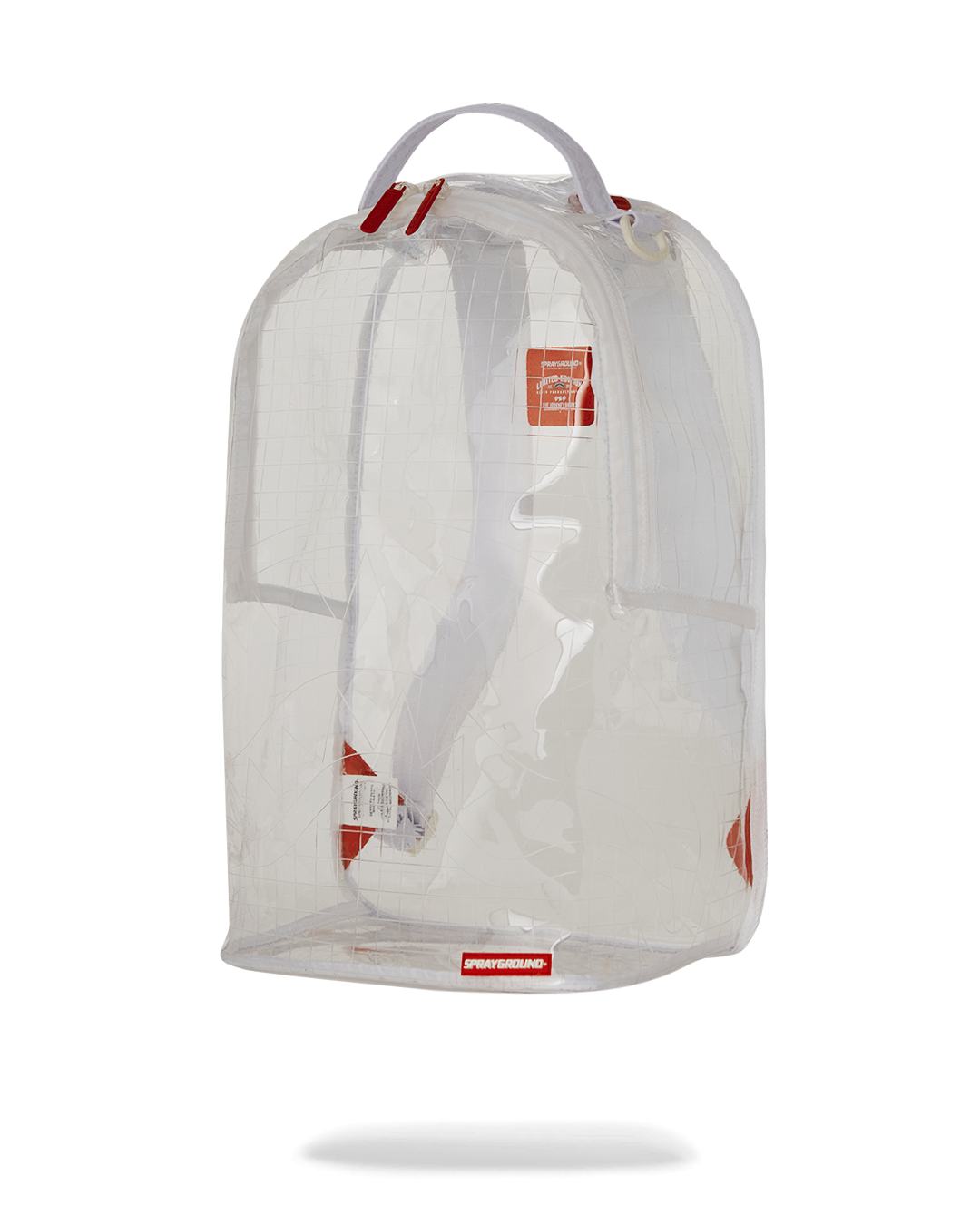 SPRAYGROUND CLEAR VISION SHARKS IN PARIS - 100% ALL CLEAR DLX BACKPACK