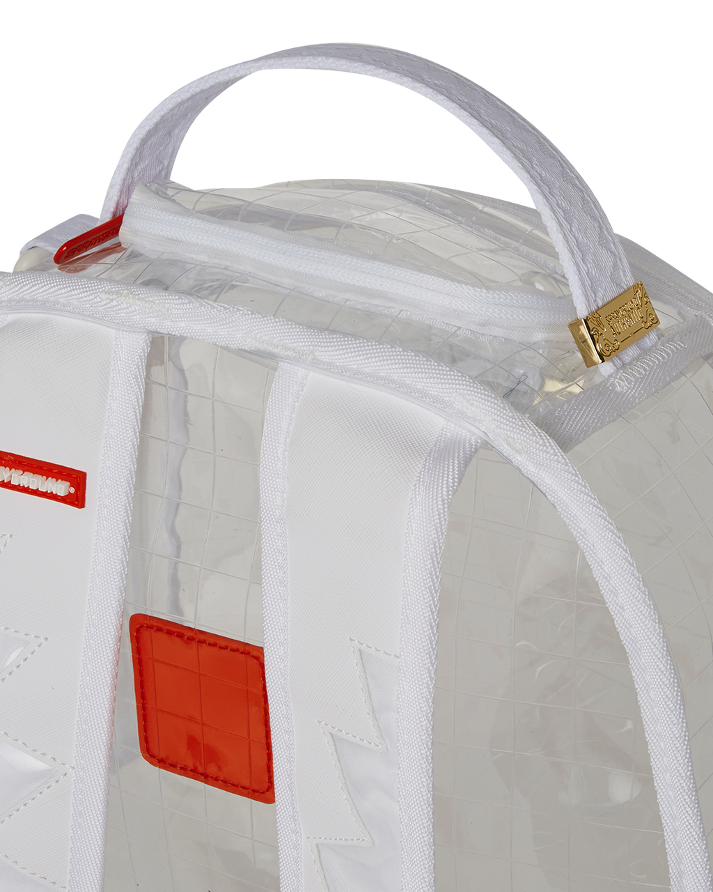 SPRAYGROUND CLEAR VISION SHARKS IN PARIS - 100% ALL CLEAR DLX BACKPACK