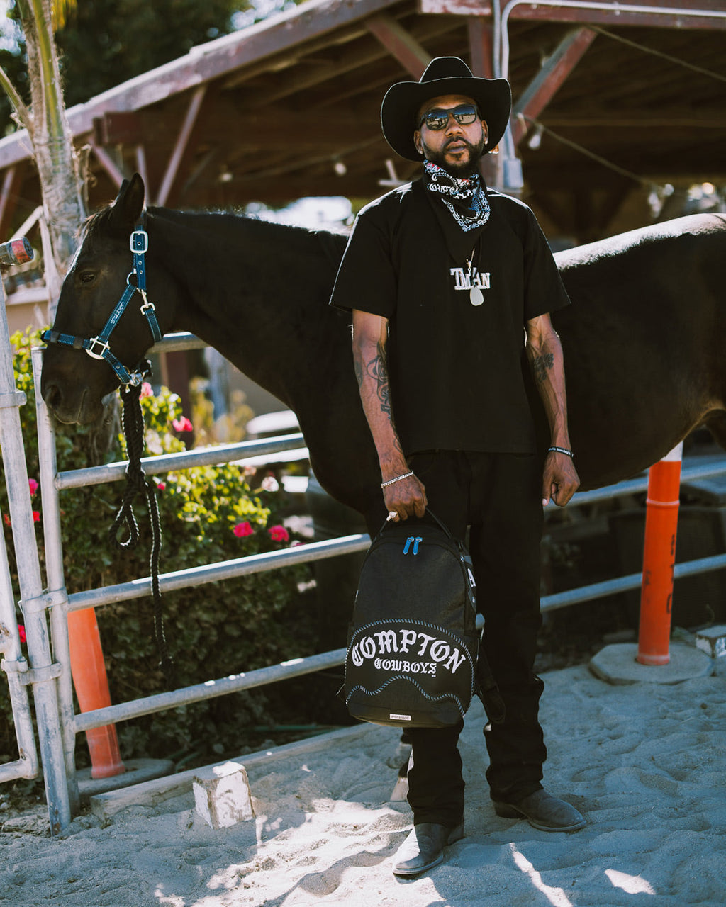 SPRAYGROUND COMPTON COWBOYS WELCOME TO MY CITY BACKPACK