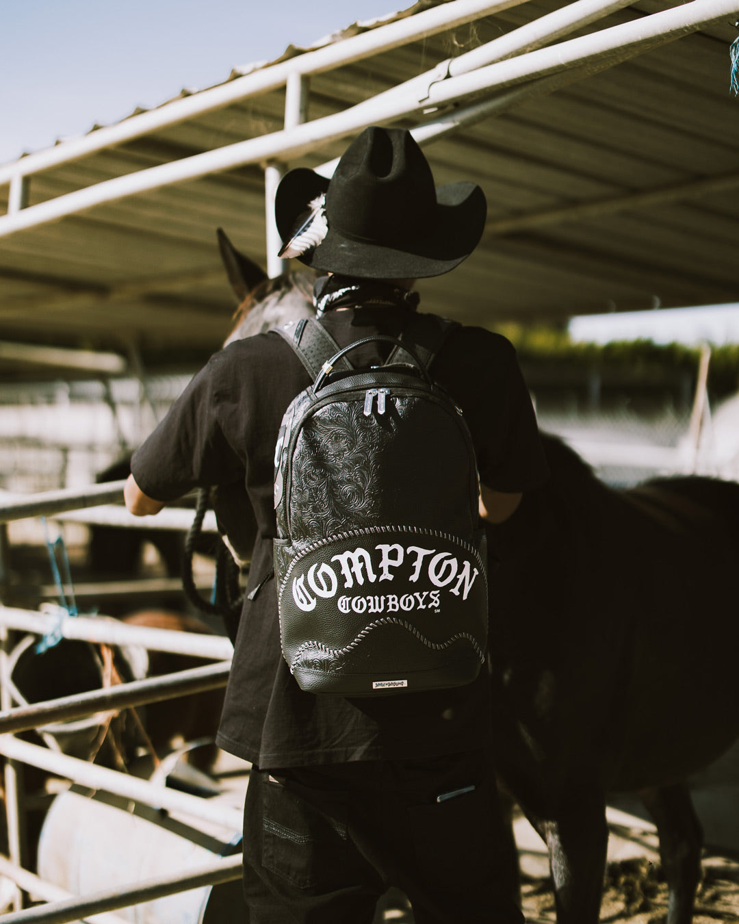 SPRAYGROUND COMPTON COWBOYS WELCOME TO MY CITY BACKPACK