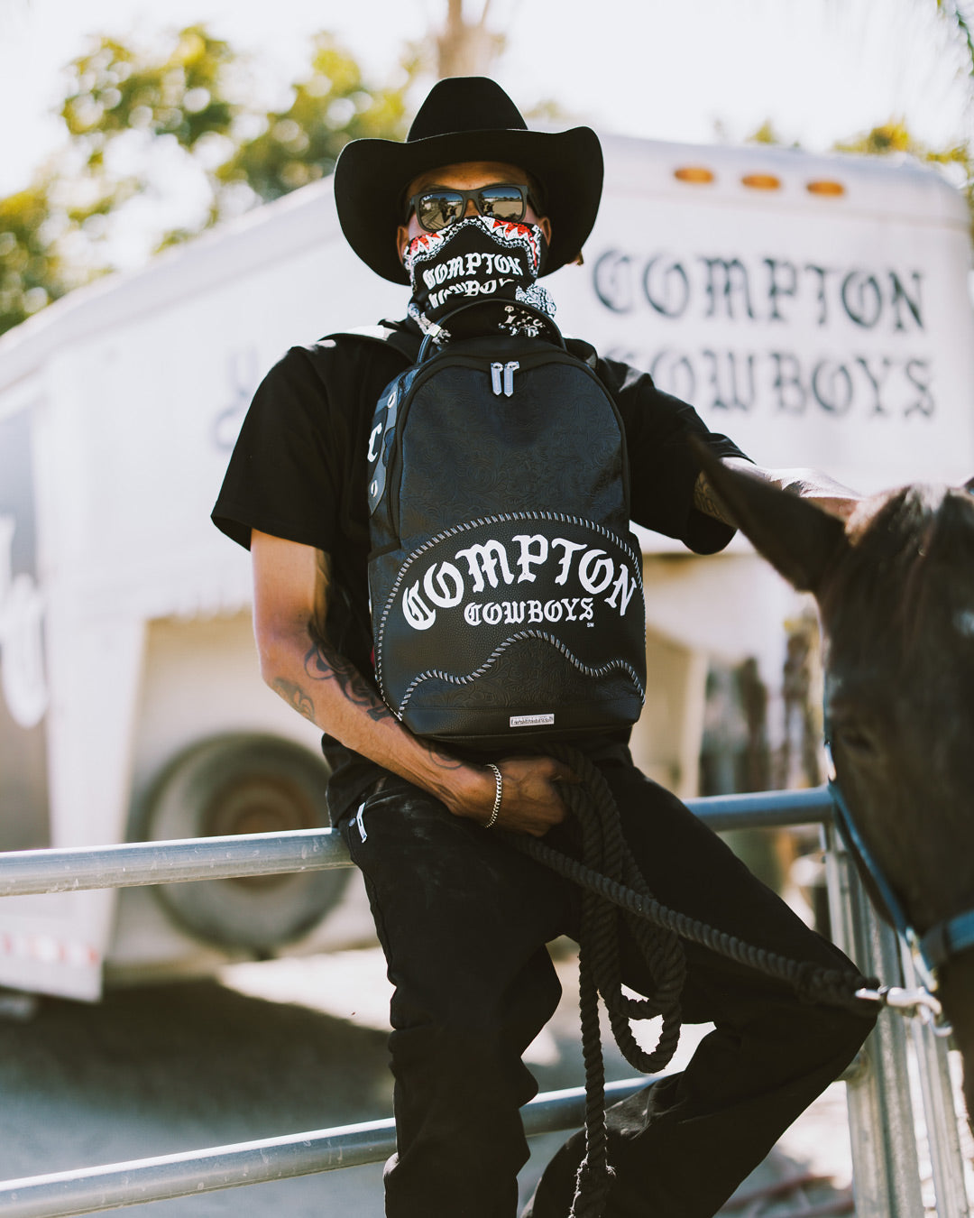 SPRAYGROUND COMPTON COWBOYS WELCOME TO MY CITY BACKPACK