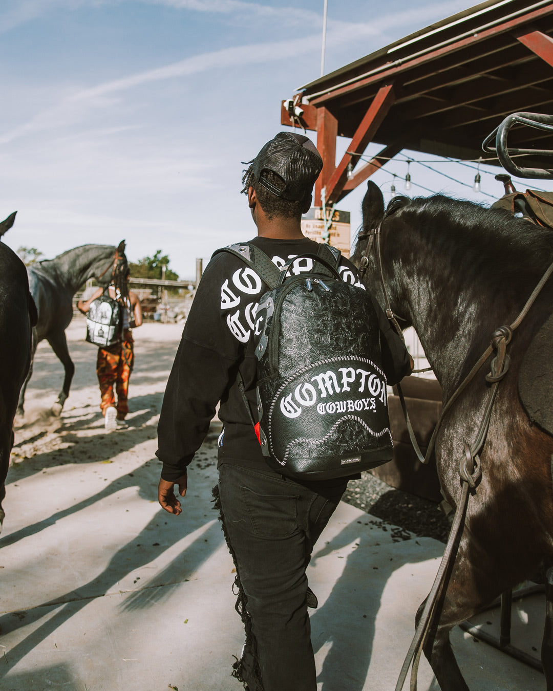 SPRAYGROUND COMPTON COWBOYS WELCOME TO MY CITY BACKPACK