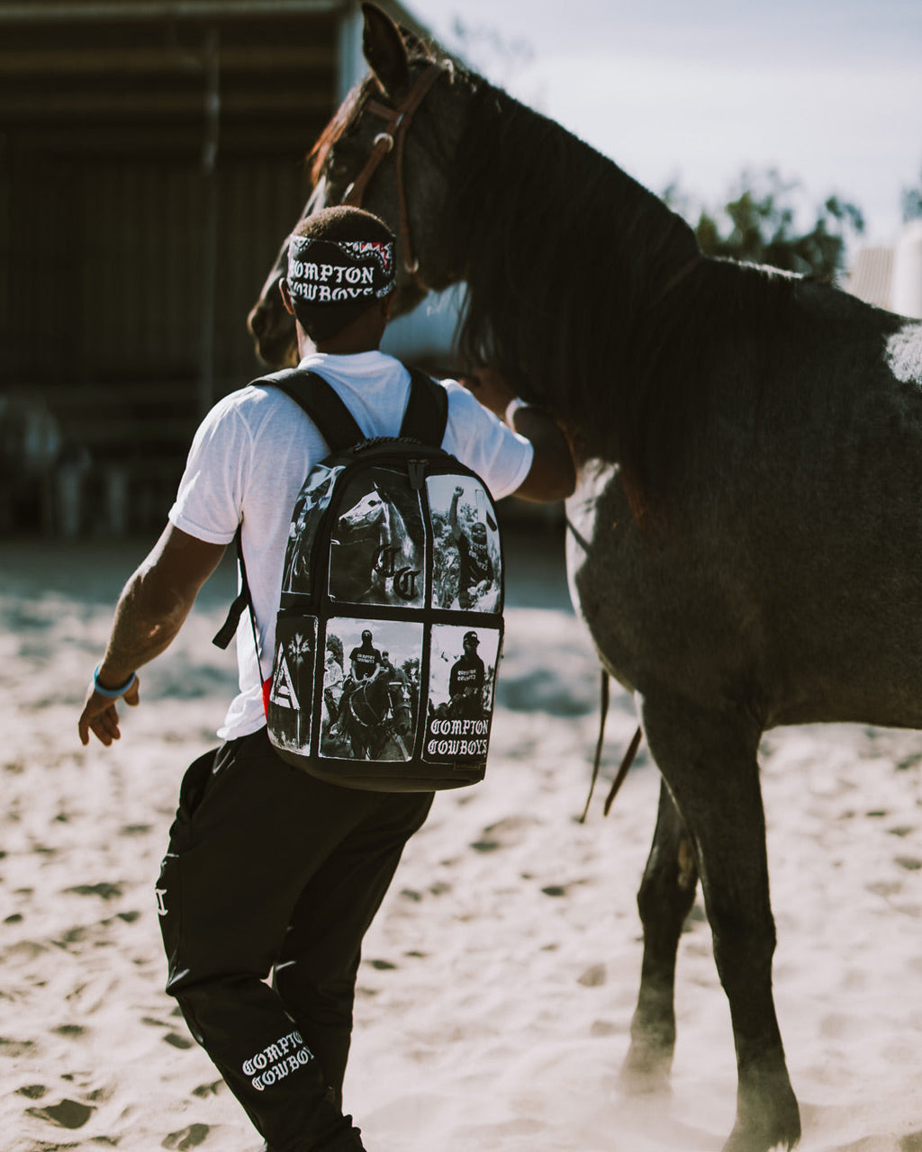SPRAYGROUND COMPTON COWBOYS HOME ON THE RANGE BACKPACK