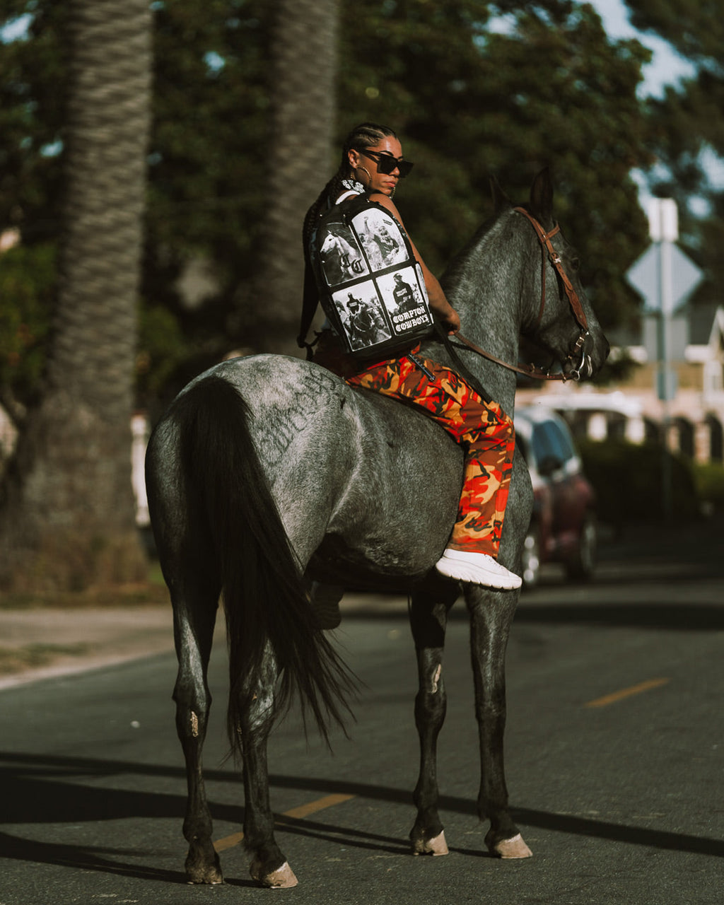 SPRAYGROUND COMPTON COWBOYS HOME ON THE RANGE BACKPACK