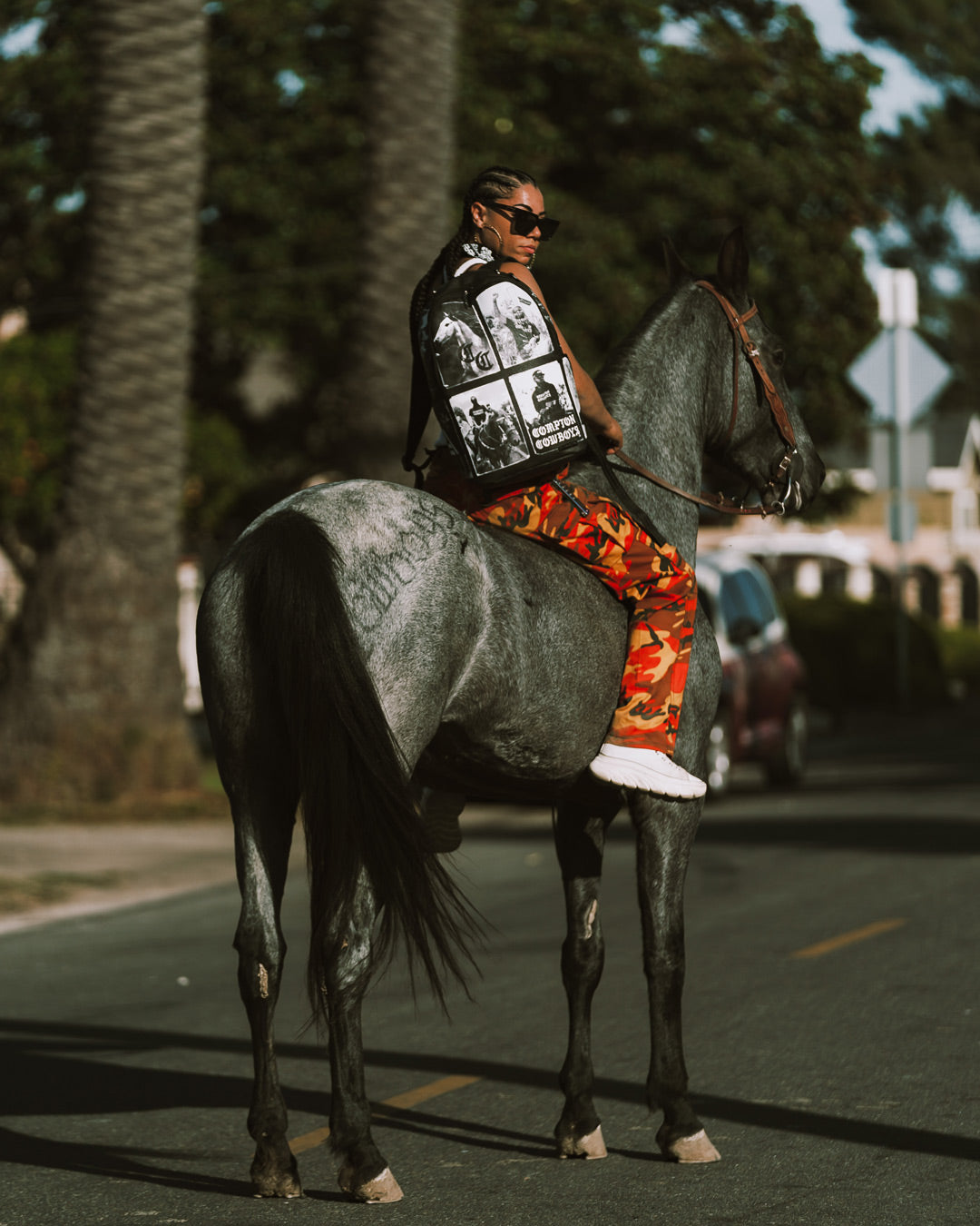 SPRAYGROUND COMPTON COWBOYS HOME ON THE RANGE BACKPACK