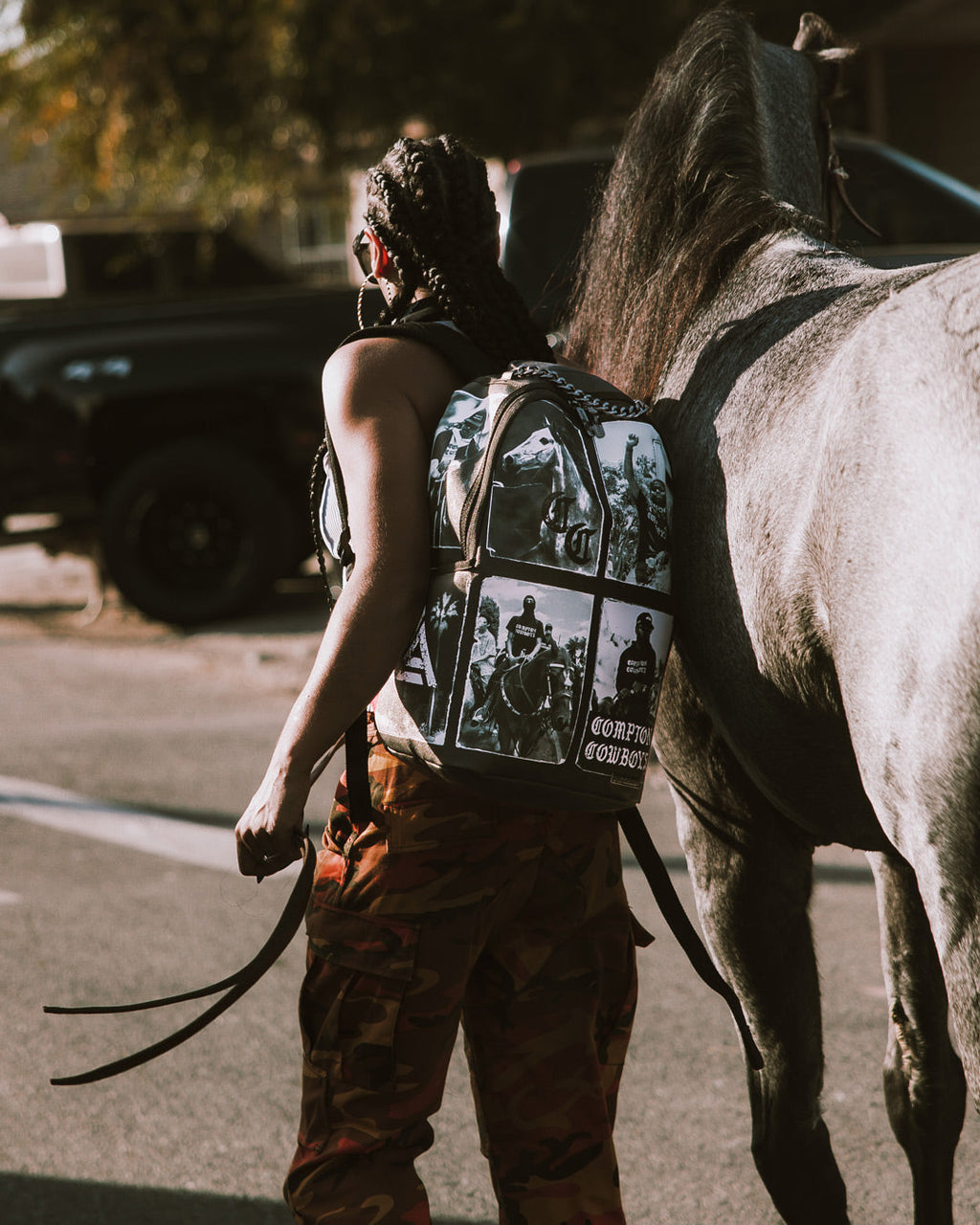 SPRAYGROUND COMPTON COWBOYS HOME ON THE RANGE BACKPACK