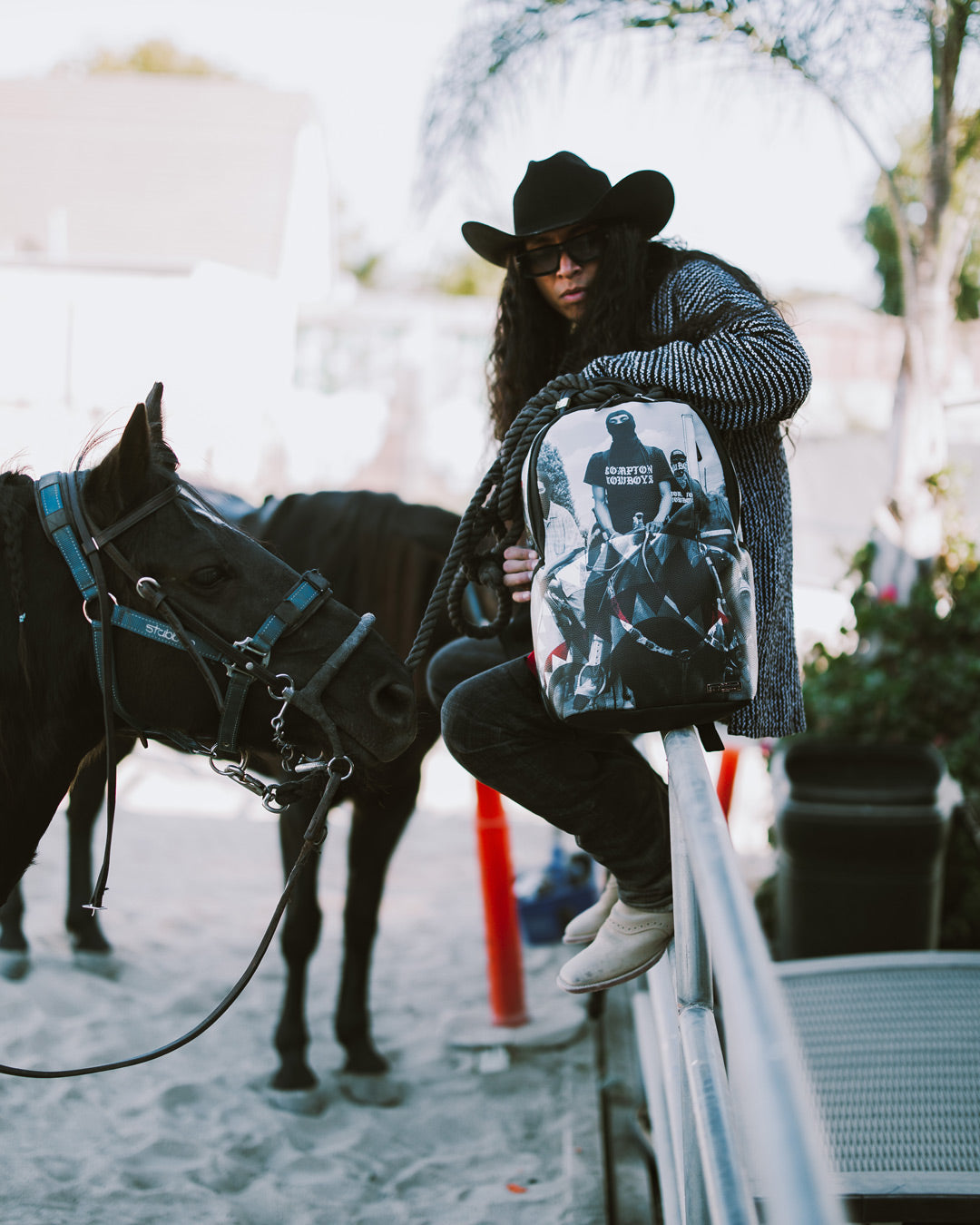 SPRAYGROUND COMPTON COWBOYS RIDE ALONE BACKPACK