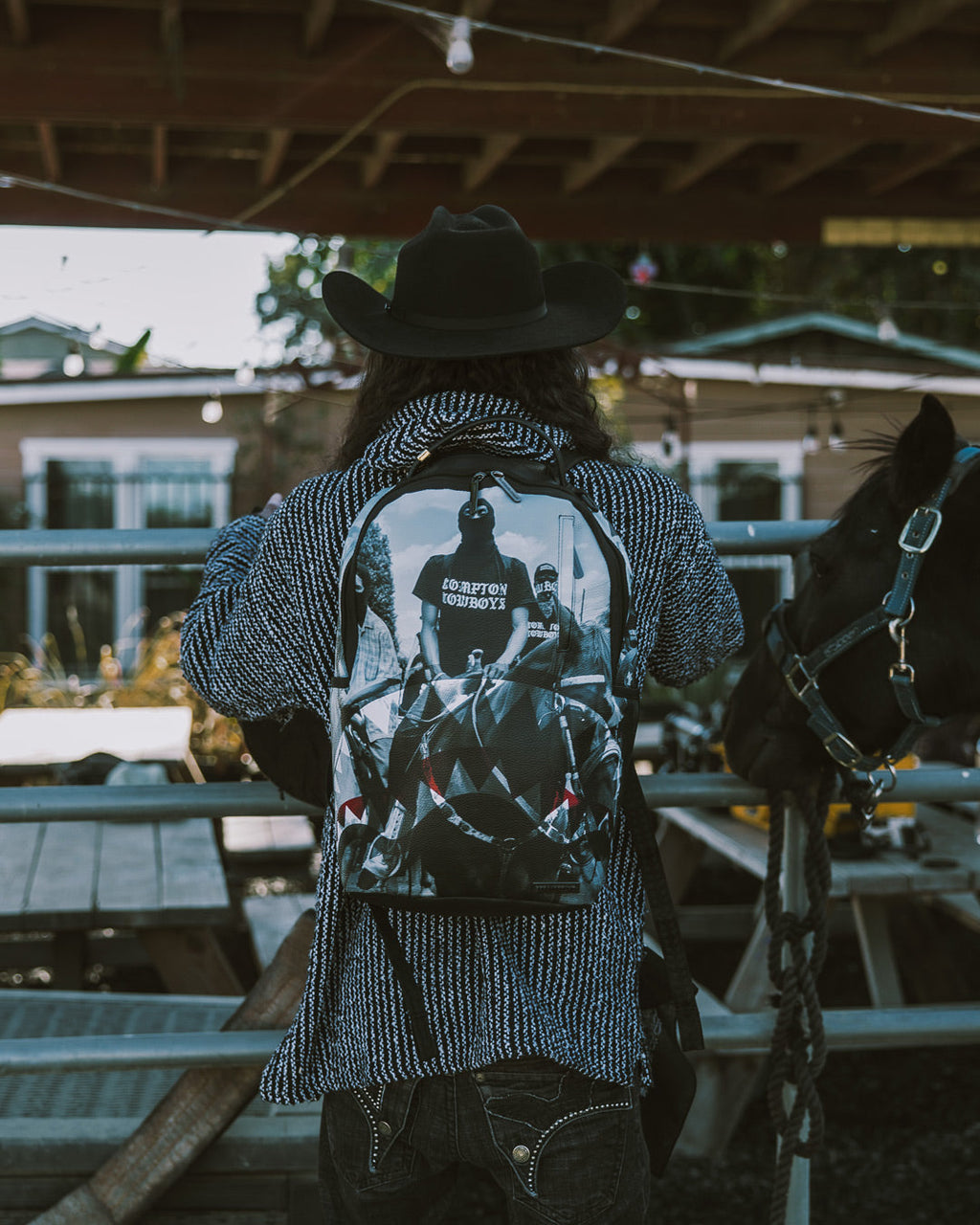SPRAYGROUND COMPTON COWBOYS RIDE ALONE BACKPACK