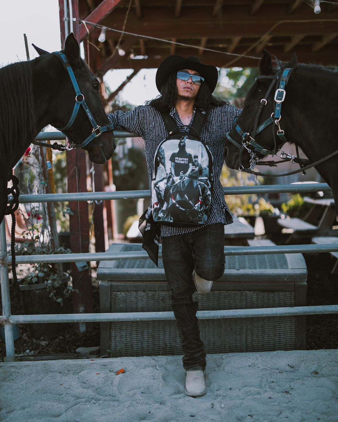SPRAYGROUND COMPTON COWBOYS RIDE ALONE BACKPACK