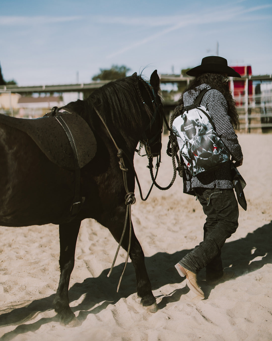 SPRAYGROUND COMPTON COWBOYS RIDE ALONE BACKPACK
