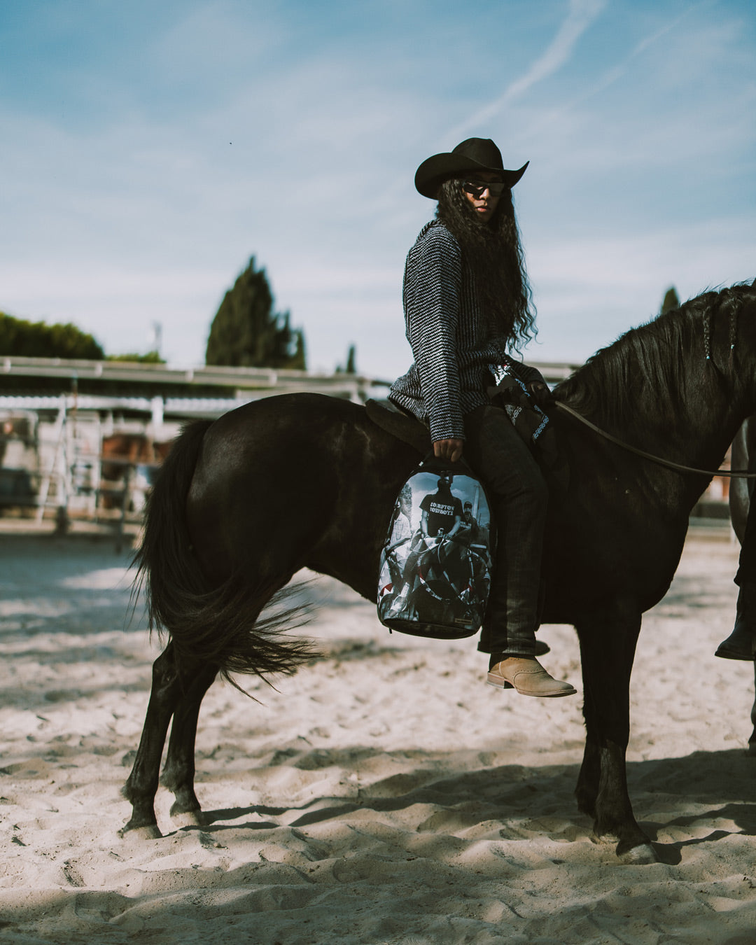 SPRAYGROUND COMPTON COWBOYS RIDE ALONE BACKPACK
