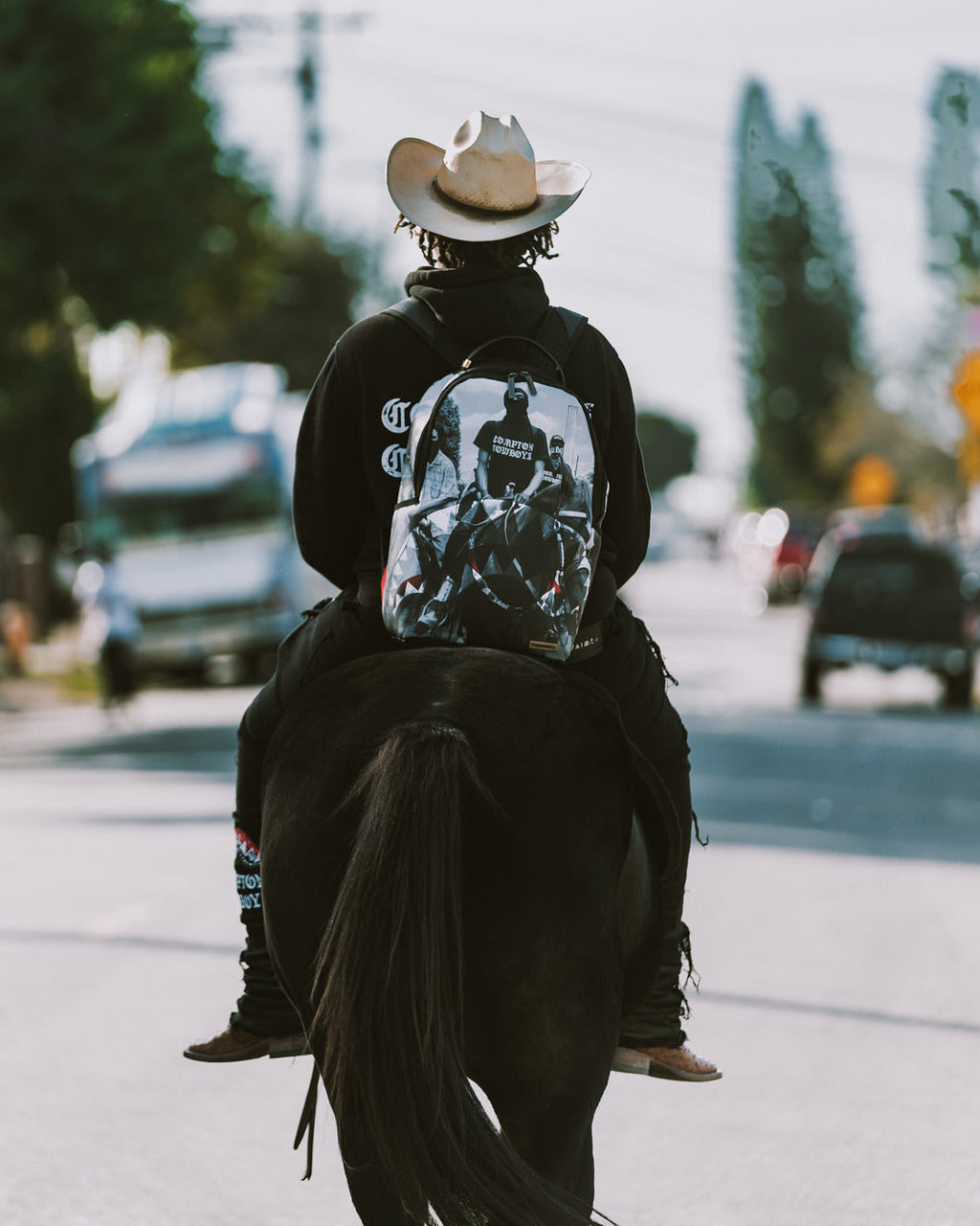 SPRAYGROUND COMPTON COWBOYS RIDE ALONE BACKPACK