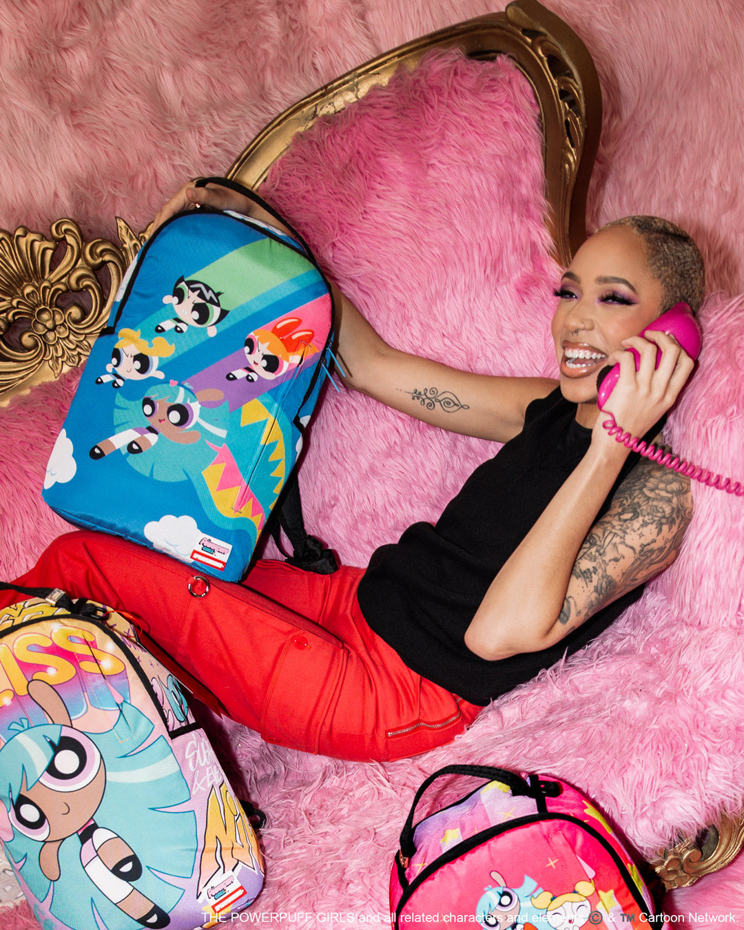 SPRAYGROUND POWERPUFF GIRLS HEROS DLXSR BACKPACK