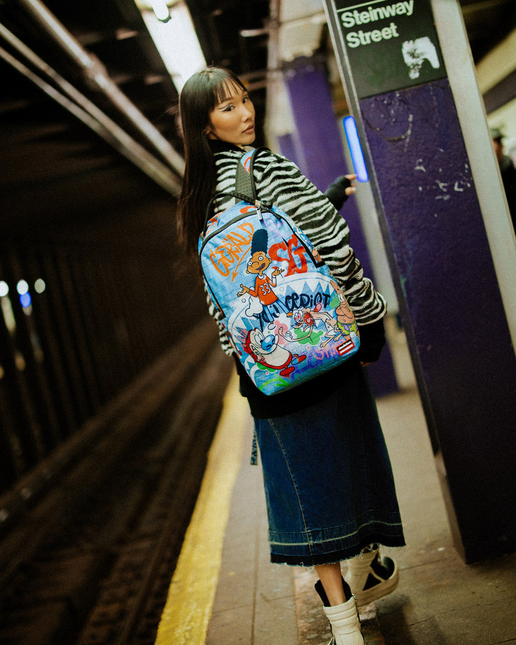 SPRAYGROUND NICK 90S CREW STANDING OUT DLXSR BACKPACK