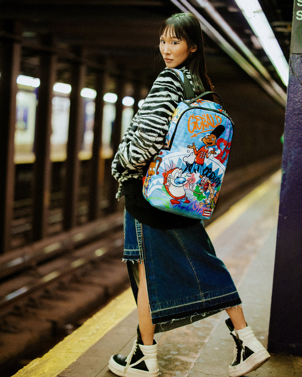 SPRAYGROUND NICK 90S CREW STANDING OUT DLXSR BACKPACK