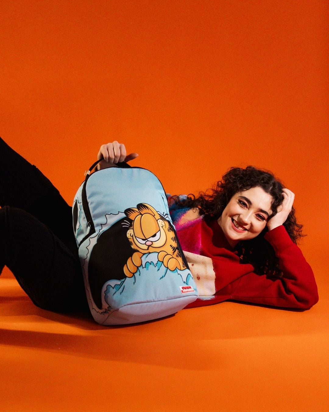 SPRAYGROUND GARFIELD BADBOY FOR RIPPING THE SHARKMOUTH DLXSR BACKPACK