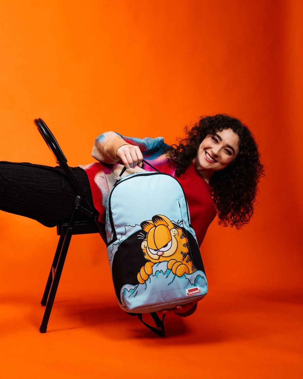 SPRAYGROUND GARFIELD BADBOY FOR RIPPING THE SHARKMOUTH DLXSR BACKPACK