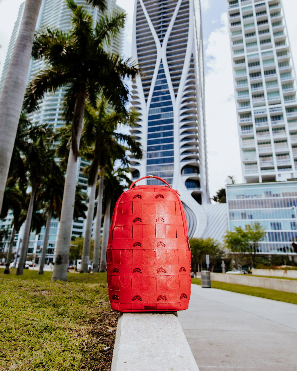 SPRAYGROUND SUPER HOT FIRE DLX BACKPACK