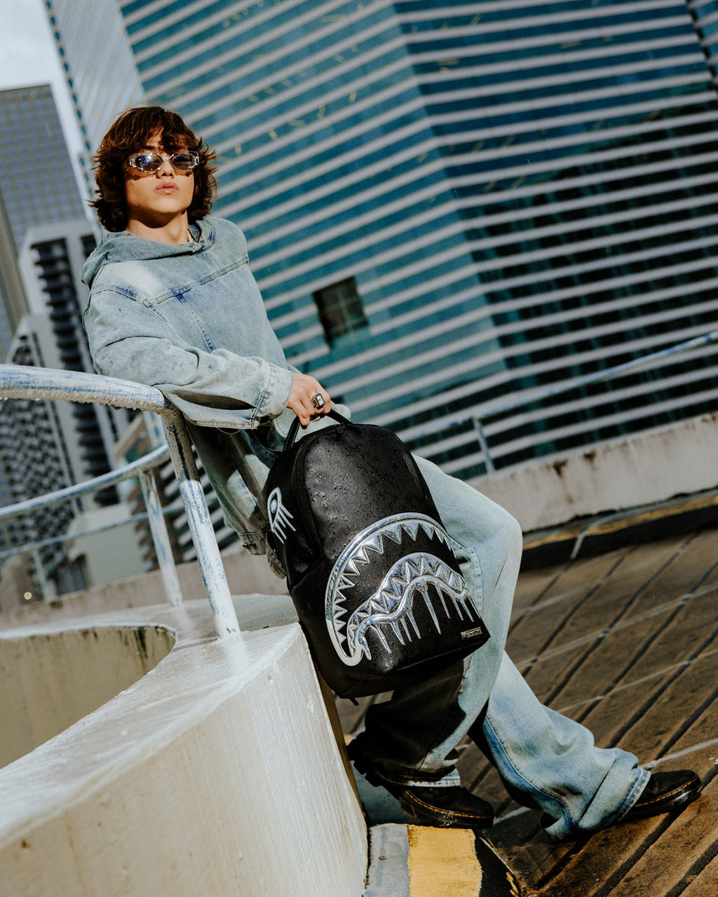 SPRAYGROUND METALLIC TO THE TOUCH EXTRA DRIP BACKPACK