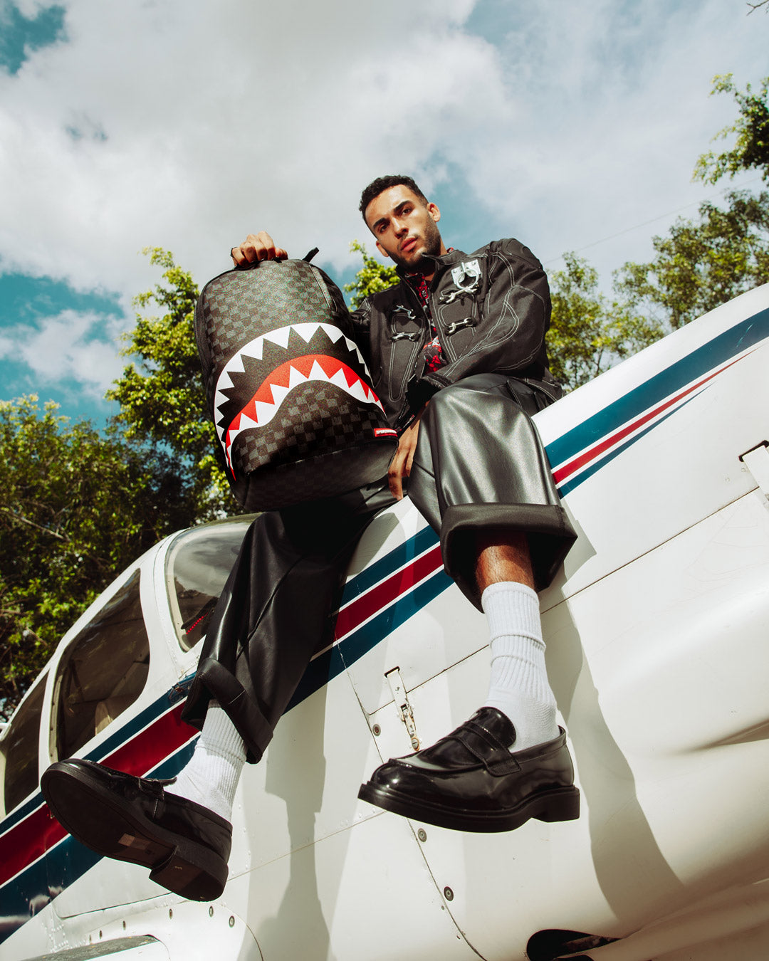 SPRAYGROUND ATOMIC VAPOR SHARK BACKPACK