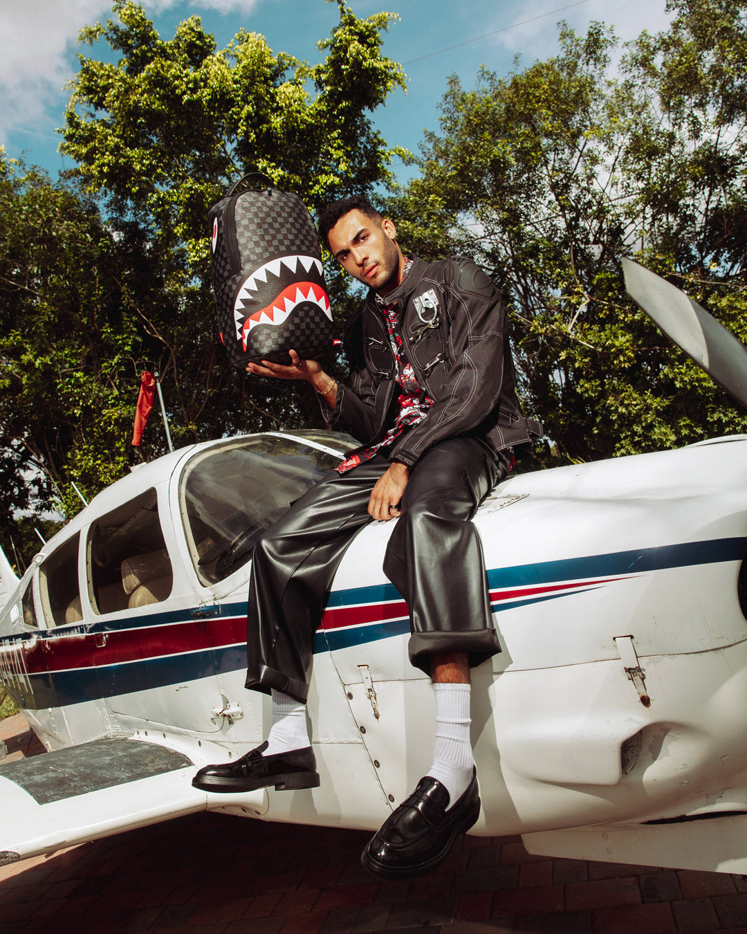 SPRAYGROUND ATOMIC VAPOR SHARK BACKPACK