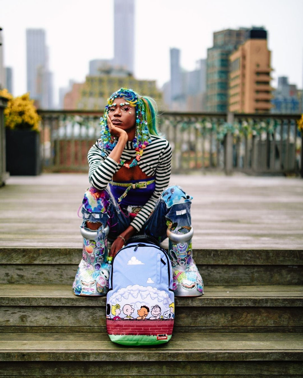 SPRAYGROUND PEANUTS FAM DLXSR BACKPACK