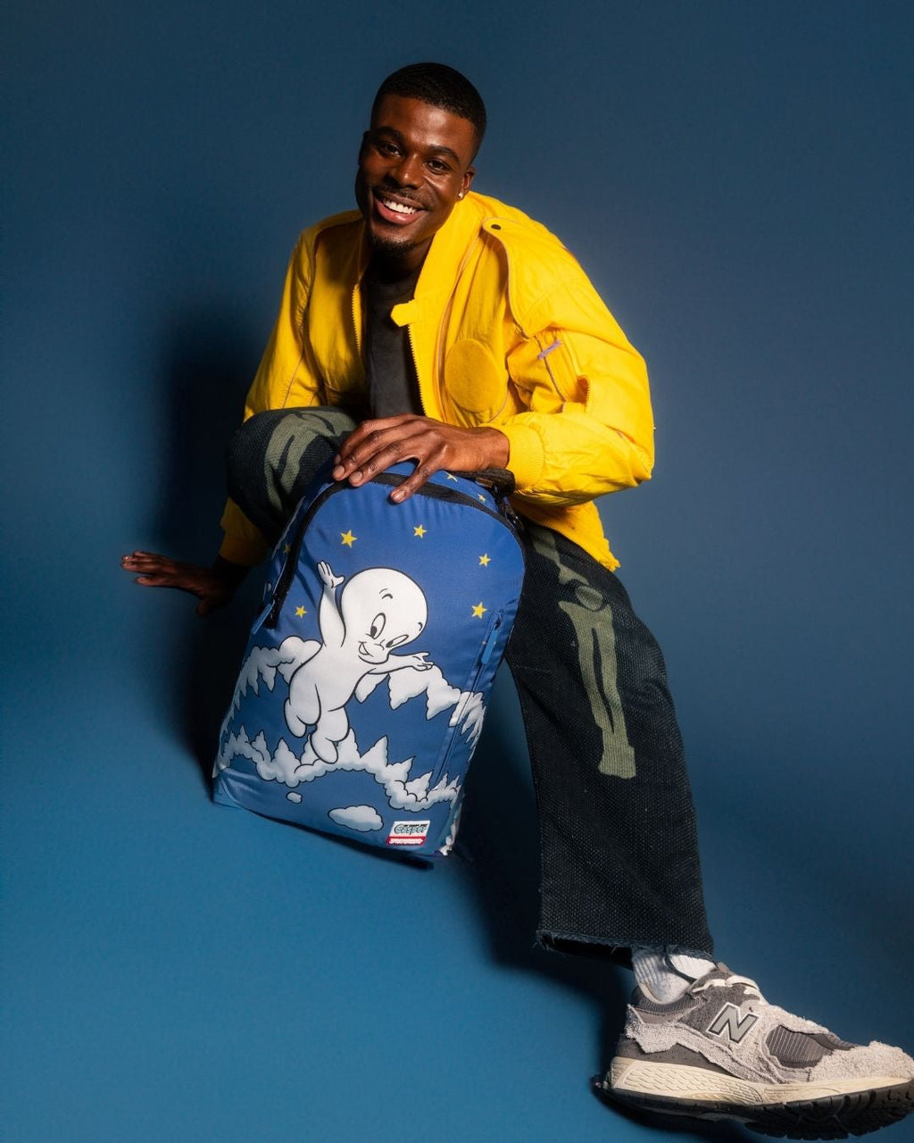 SPRAYGROUND CASPER CLOUDS SHARK DLXSR BACKPACK