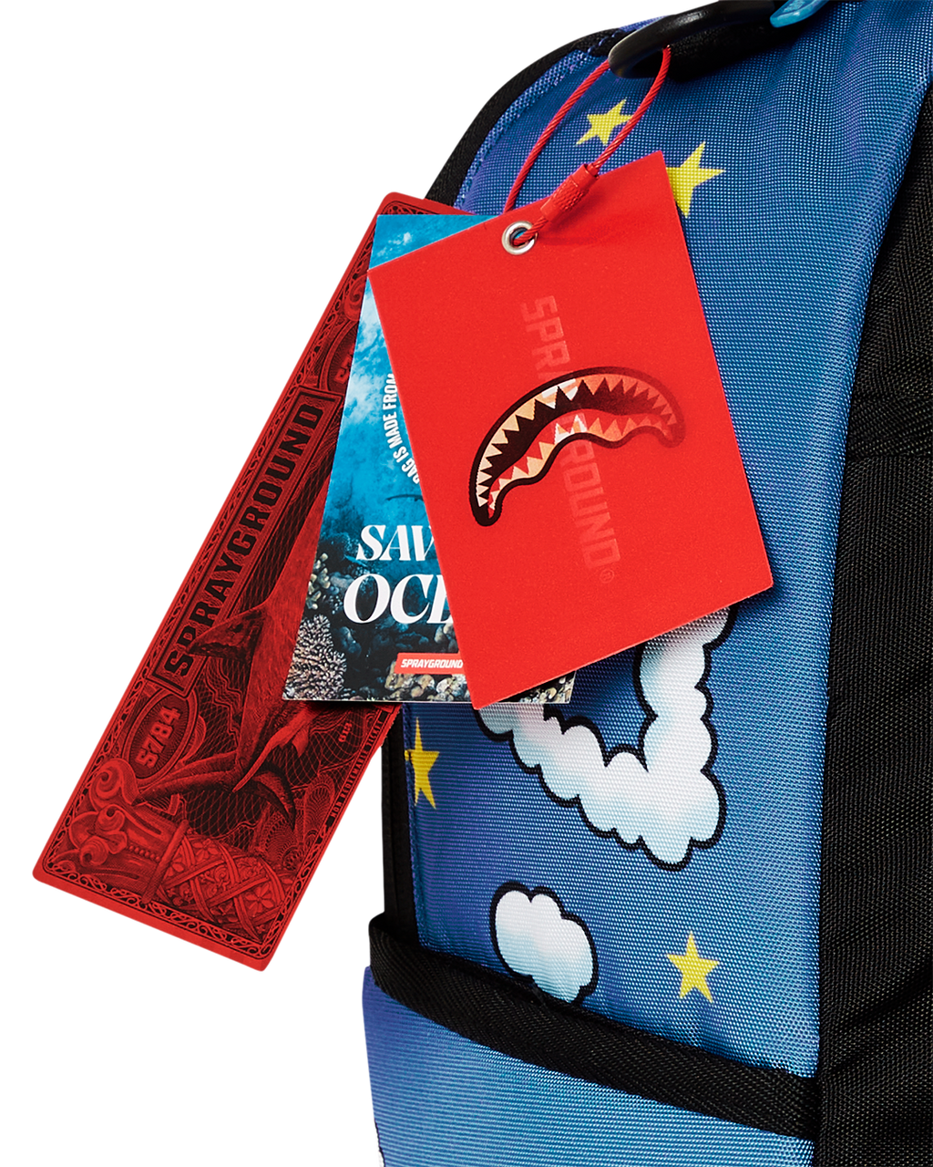 SPRAYGROUND CASPER CLOUDS SHARK DLXSR BACKPACK
