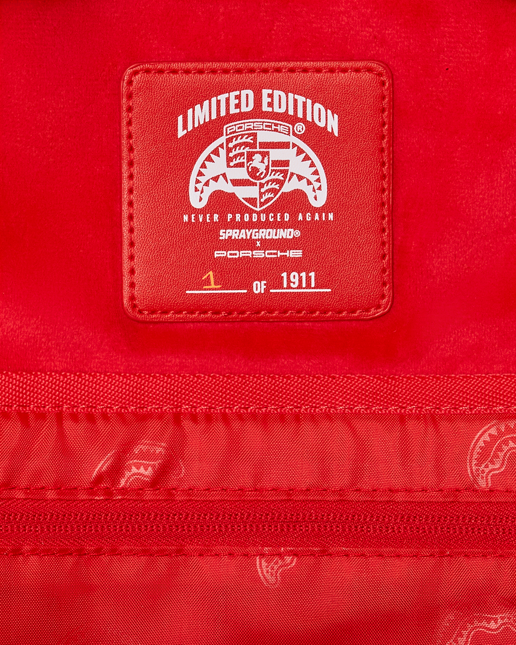 SPRAYGROUND PORSCHE AHEAD COLLAB BACKPACK - LIMITED EDITION