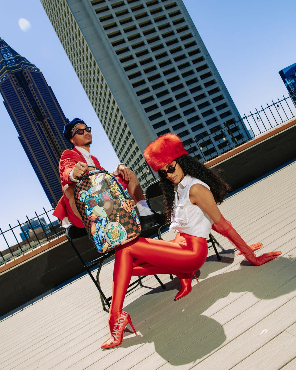 SPRAYGROUND MONEYBEAR DON'T CARE DLXSV BACKPACK