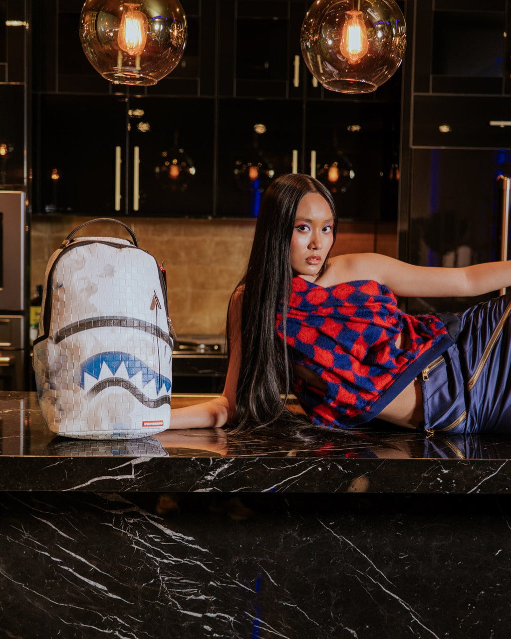 SPRAYGROUND PIXEL SMOKE DLXSV BACKPACK