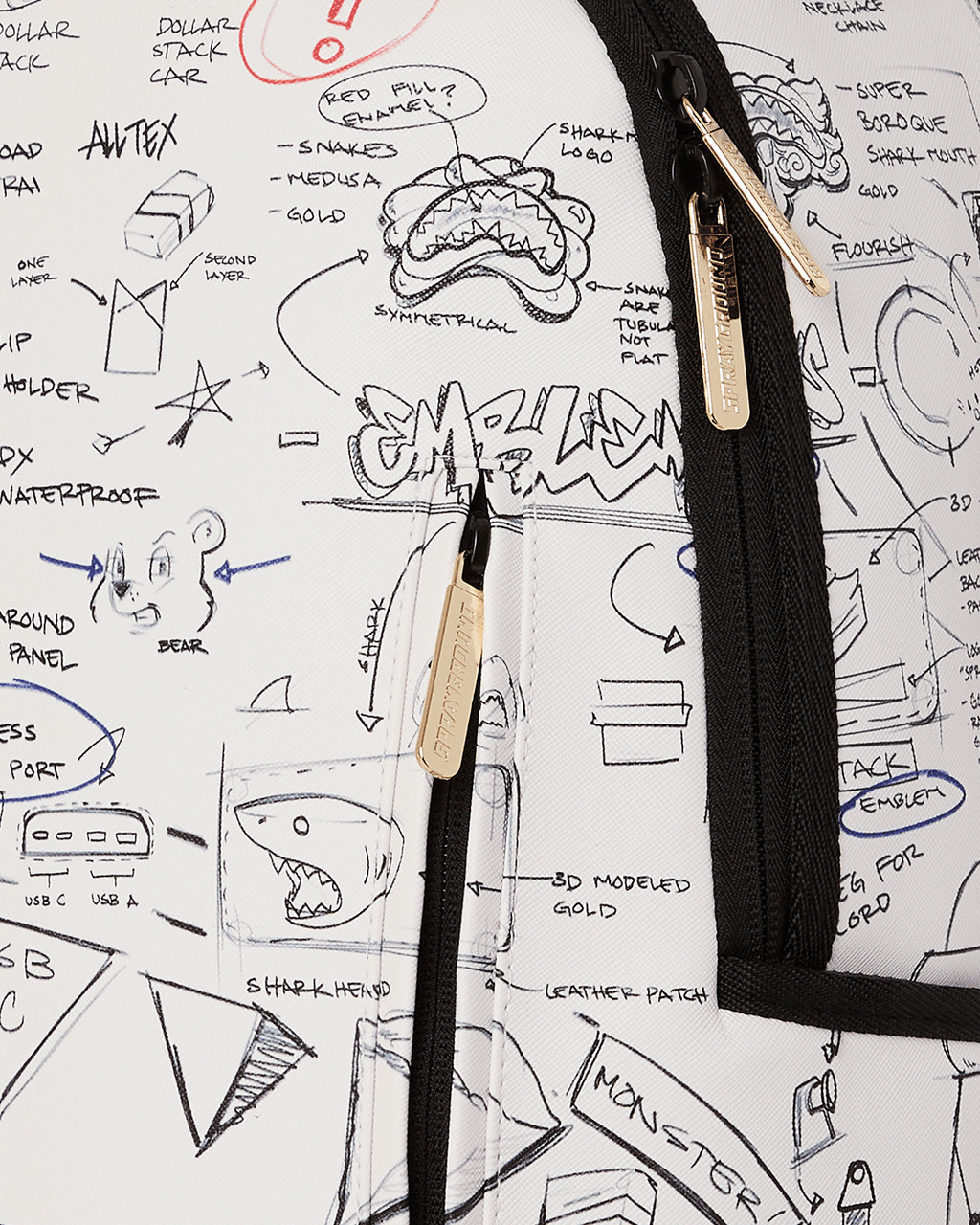 SPRAYGROUND THE DAILY DOODLE DLXSV BACKPACK