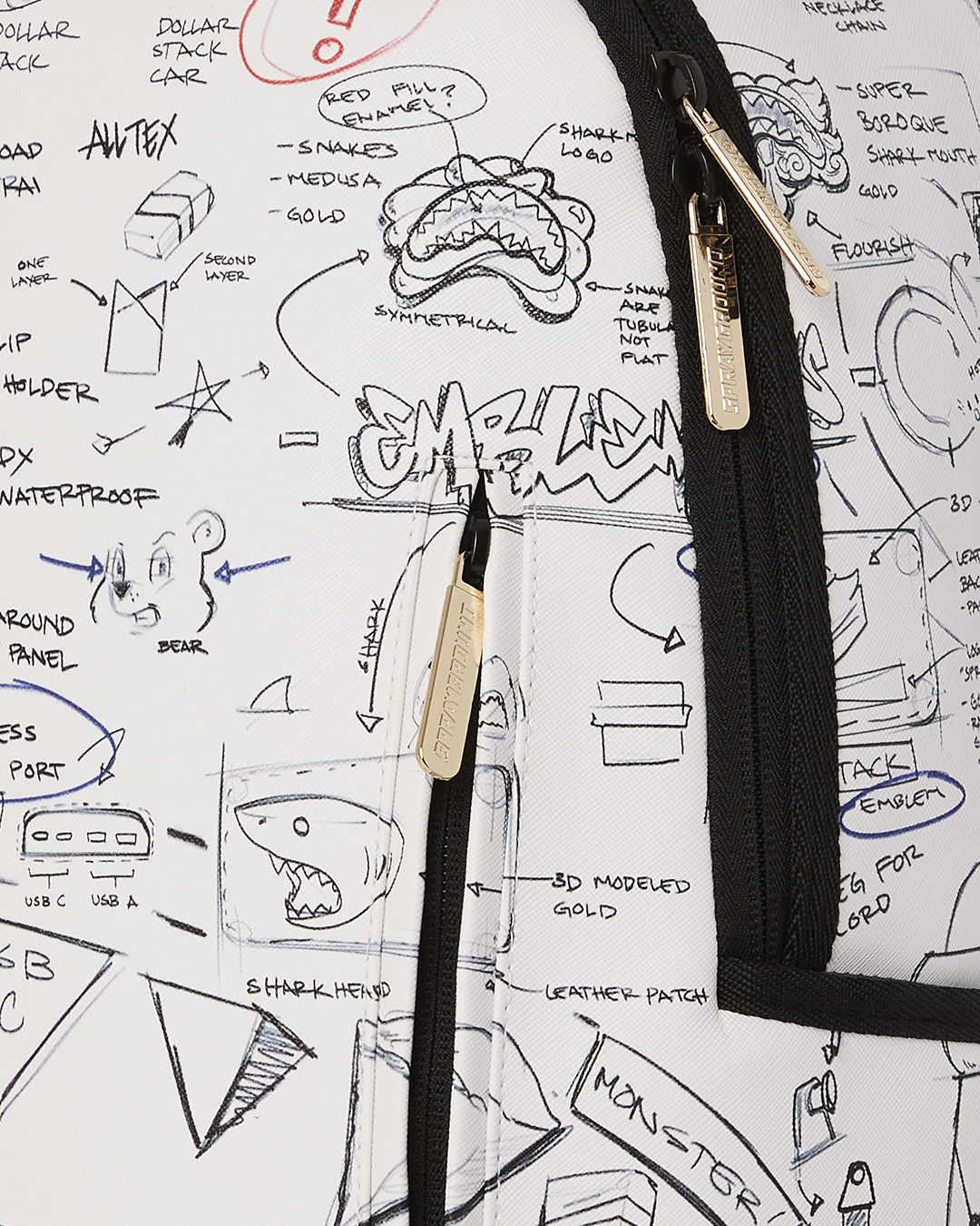 SPRAYGROUND THE DAILY DOODLE DLXSV BACKPACK