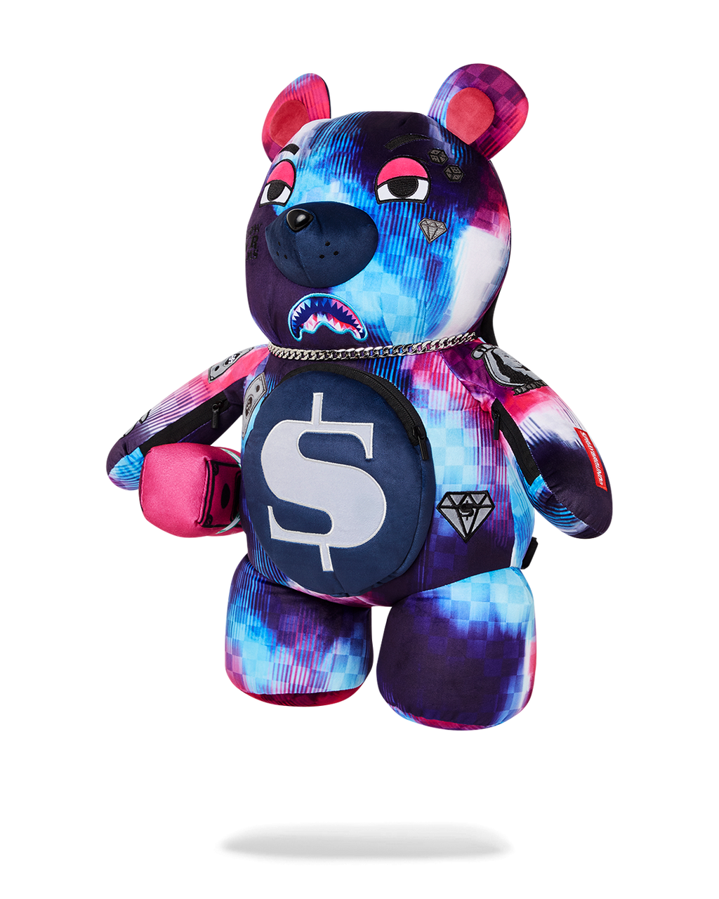 SPRAYGROUND SHARKCLUB ELECTRONICA MONEYBEAR TEDDYBEAR BACKPACK