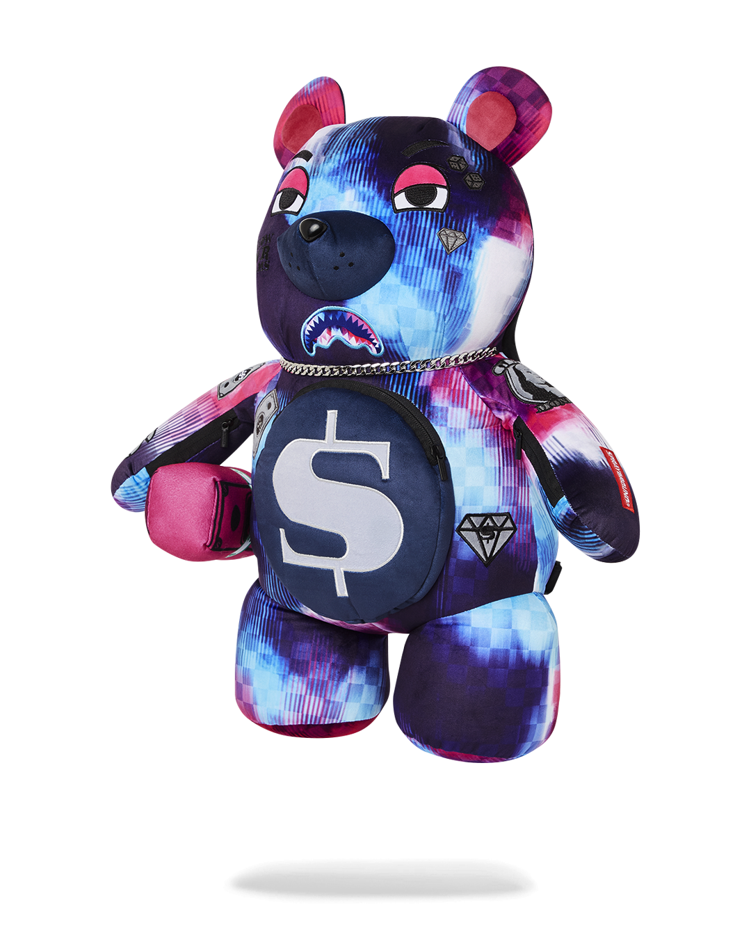 SPRAYGROUND SHARKCLUB ELECTRONICA MONEYBEAR TEDDYBEAR BACKPACK