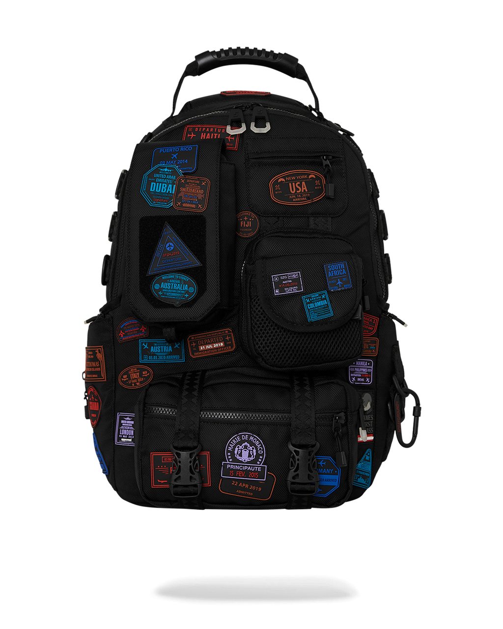 SPRAYGROUND JAMES FIRST CLASS I GOT THESE STAMPS BACKPACK