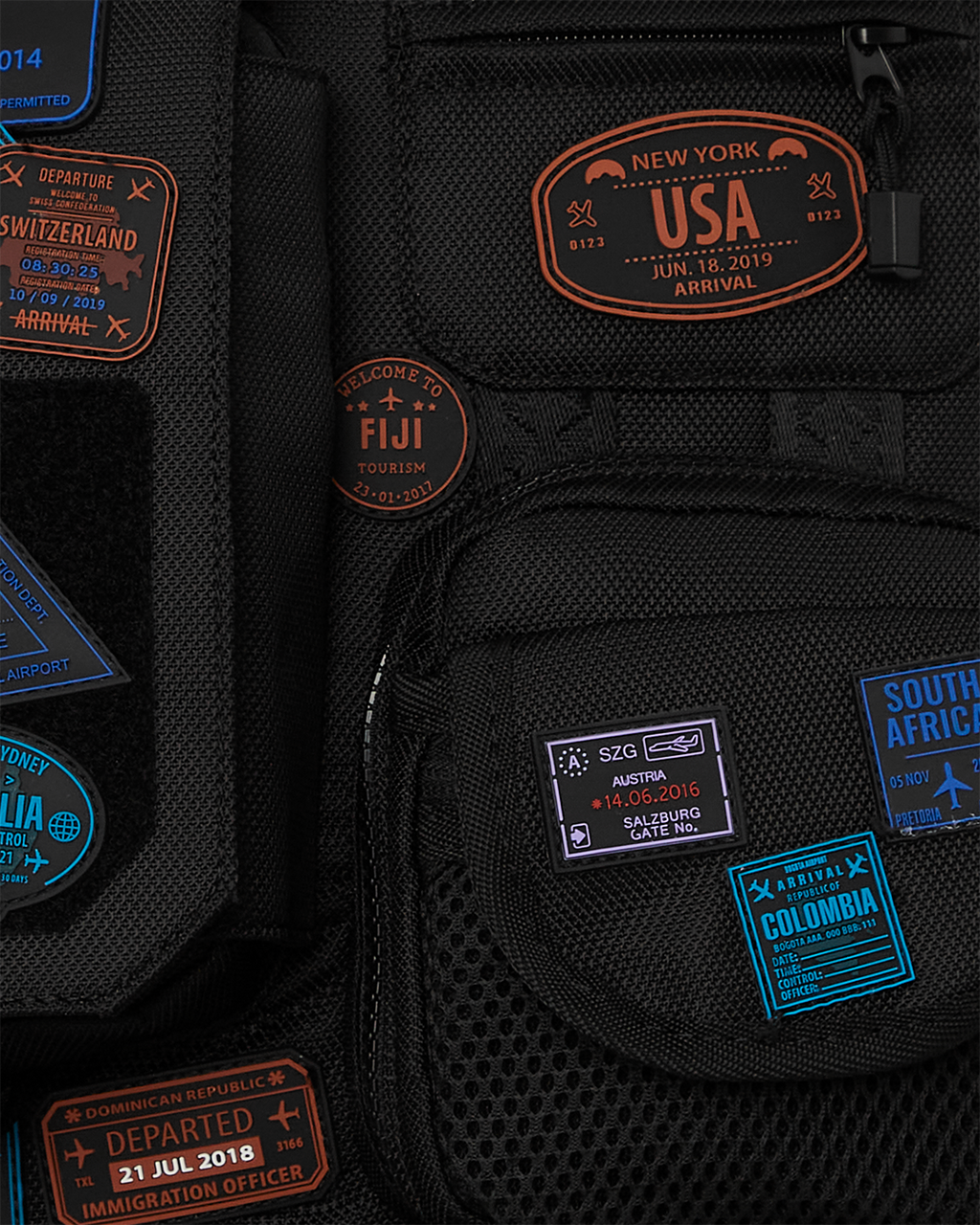 SPRAYGROUND JAMES FIRST CLASS I GOT THESE STAMPS BACKPACK
