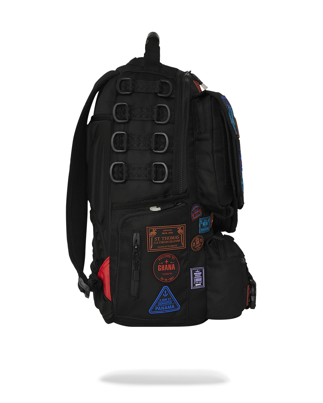 SPRAYGROUND JAMES FIRST CLASS I GOT THESE STAMPS BACKPACK